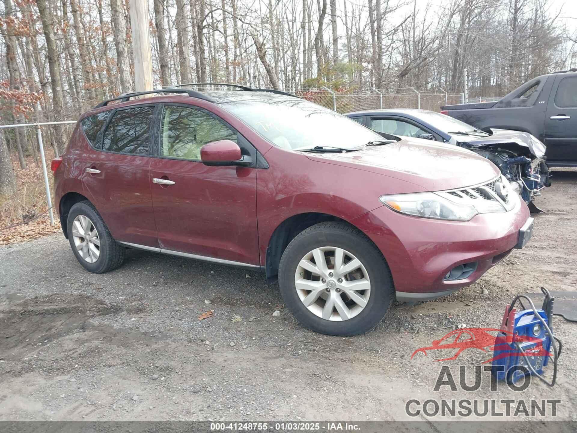 NISSAN MURANO 2012 - JN8AZ1MW0CW240153