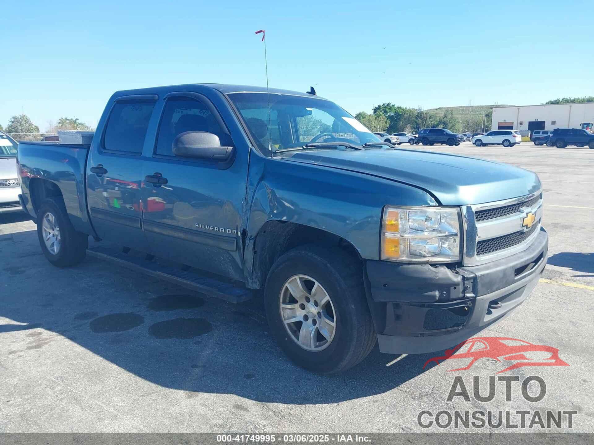 CHEVROLET SILVERADO 1500 2009 - 3GCEK13C79G251182