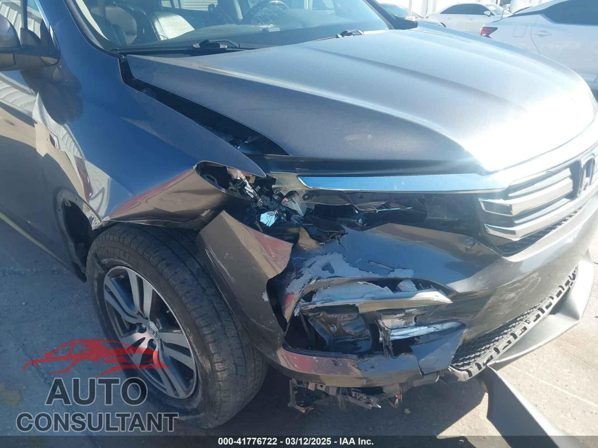 HONDA PILOT 2017 - 5FNYF5H54HB014480