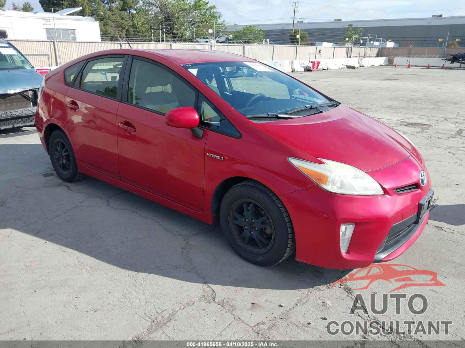 TOYOTA PRIUS 2012 - JTDKN3DU1C1595223