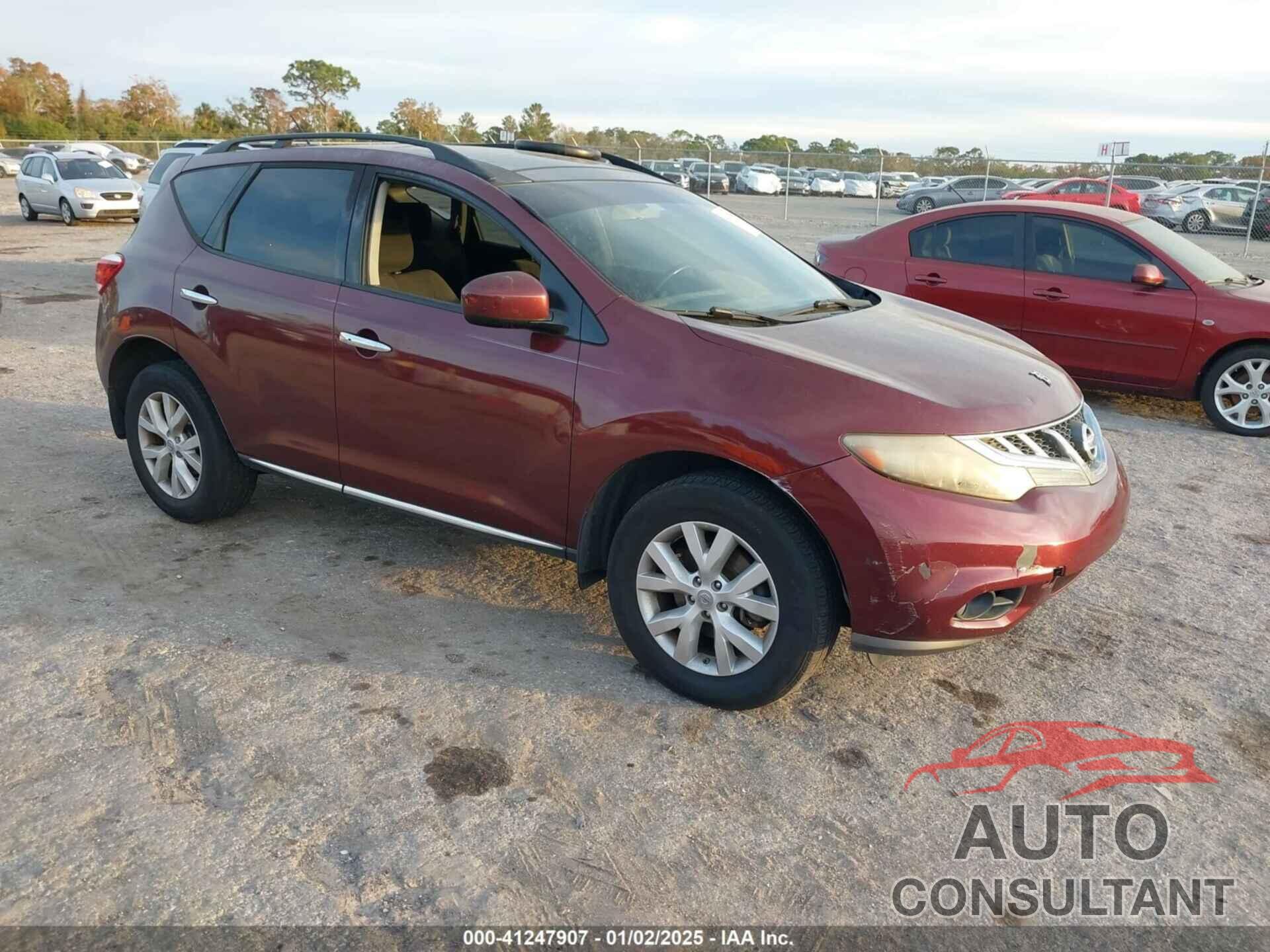 NISSAN MURANO 2011 - JN8AZ1MU0BW061852