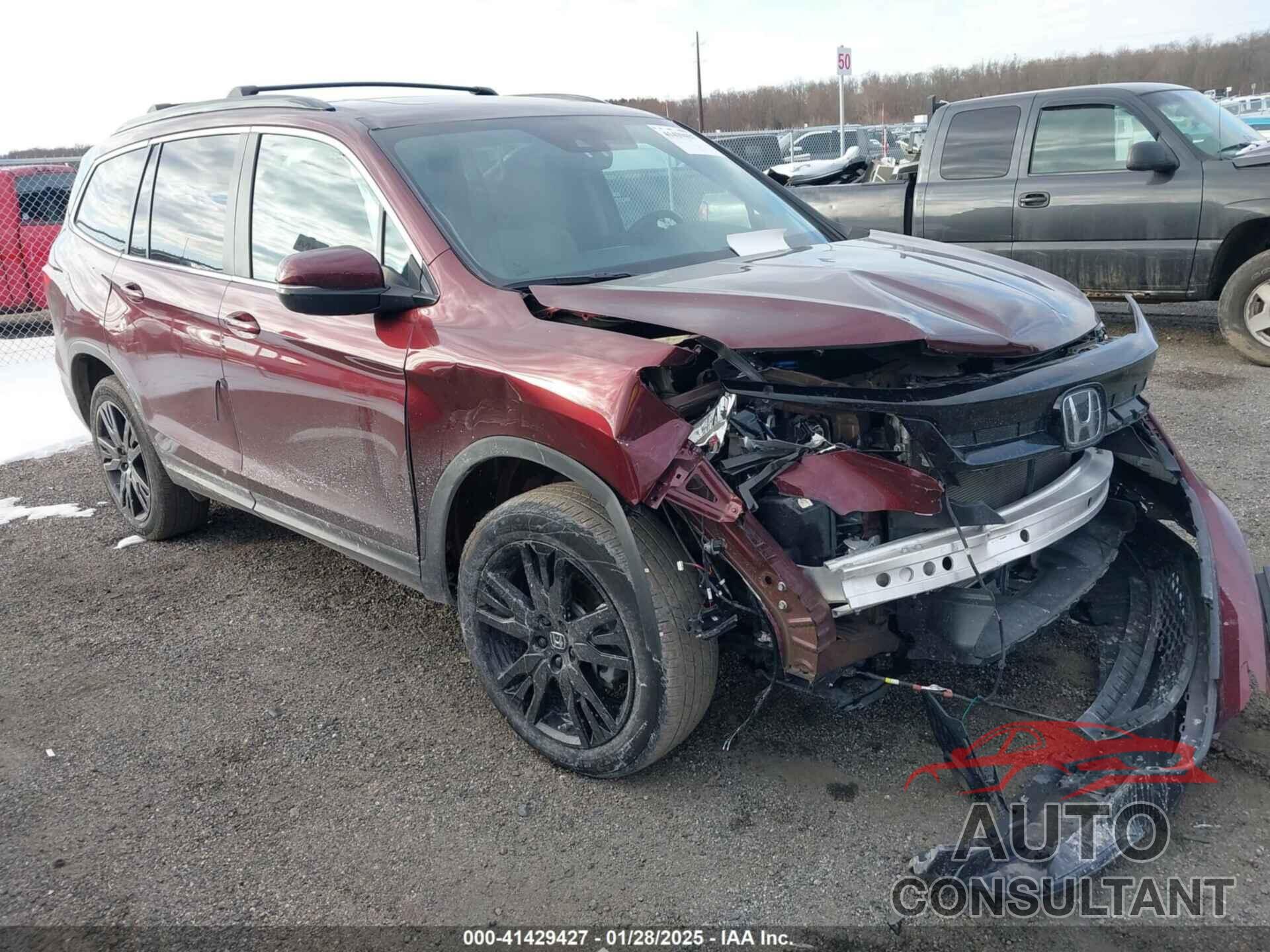 HONDA PILOT 2022 - 5FNYF6H23NB065945