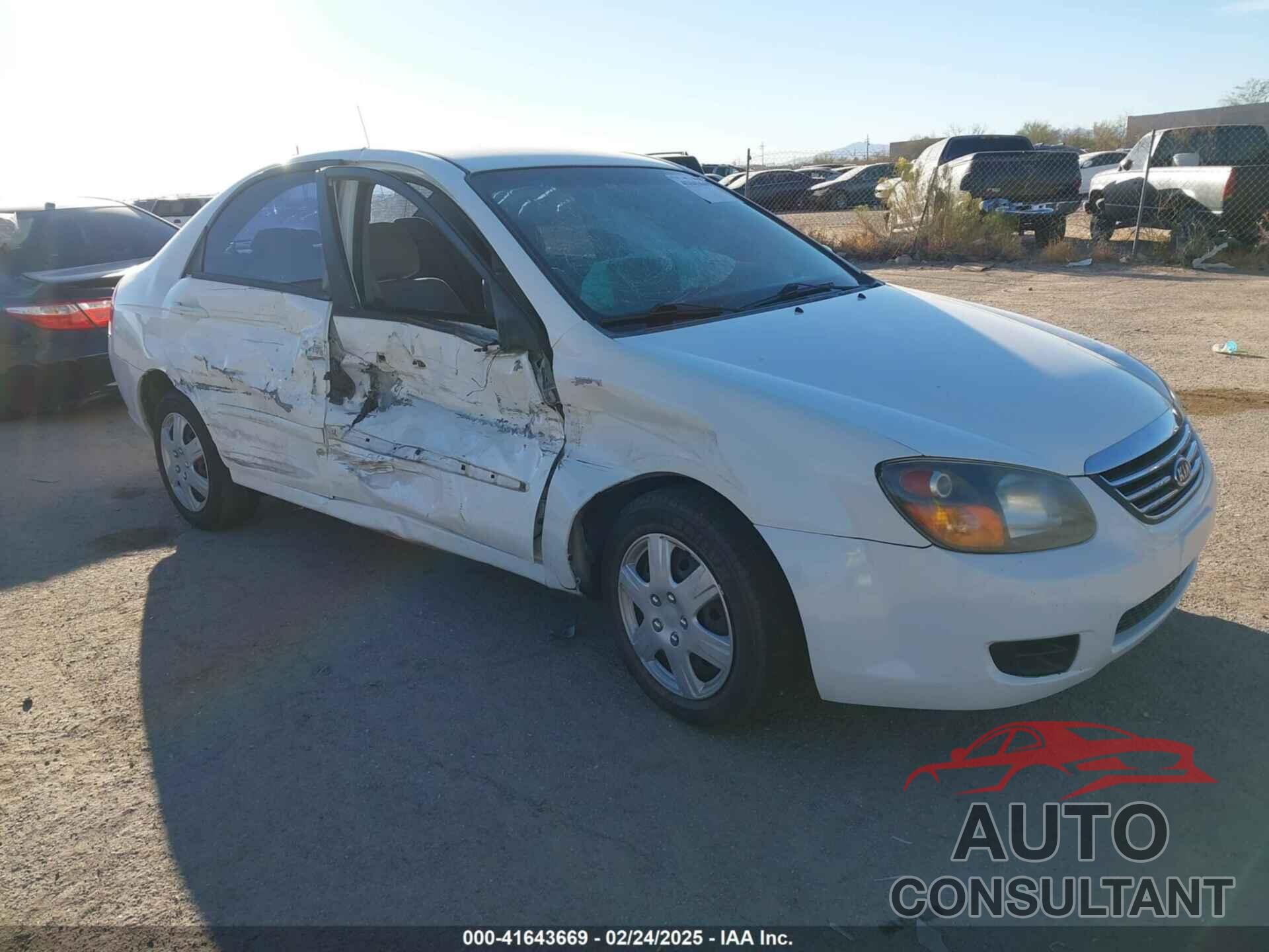 KIA SPECTRA 2009 - KNAFE222495665101