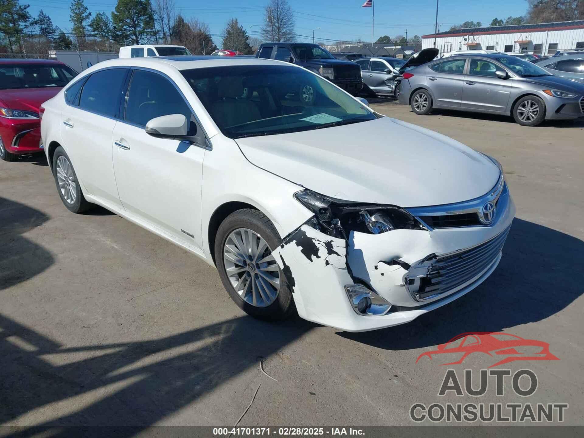 TOYOTA AVALON HYBRID 2013 - 4T1BD1EB1DU002850