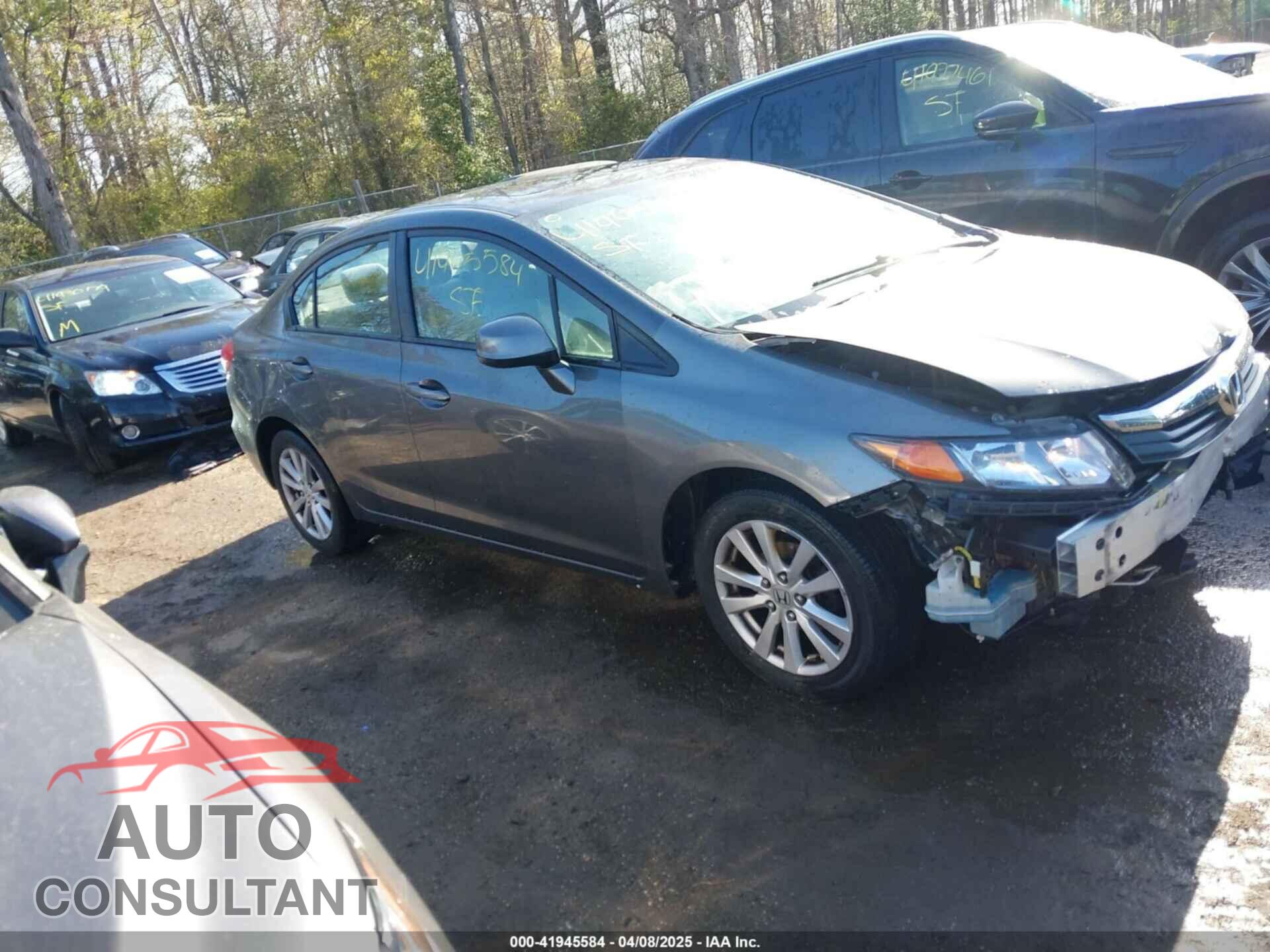 HONDA CIVIC 2012 - 2HGFB2F86CH510660