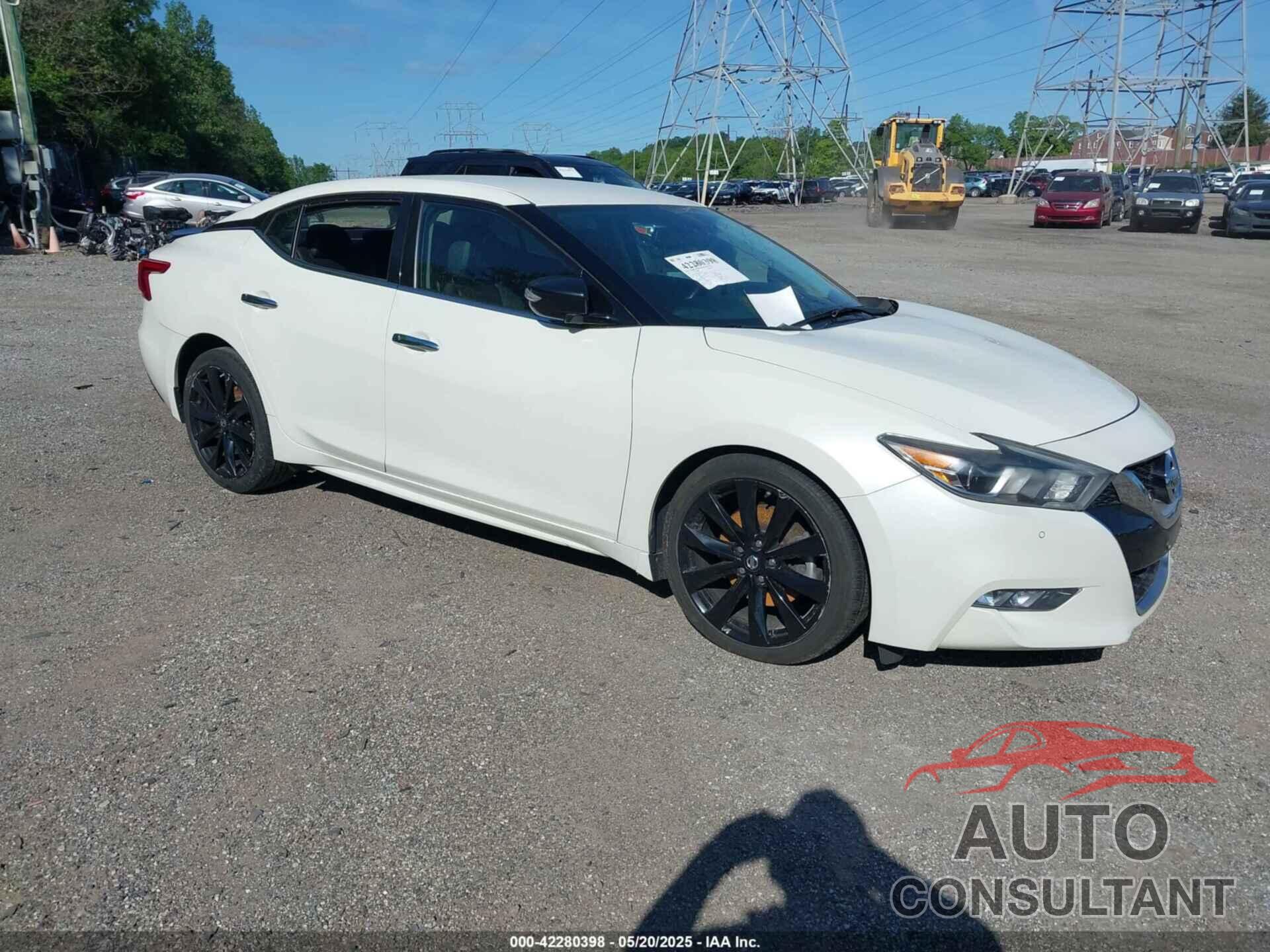 NISSAN MAXIMA 2017 - 1N4AA6AP6HC432141