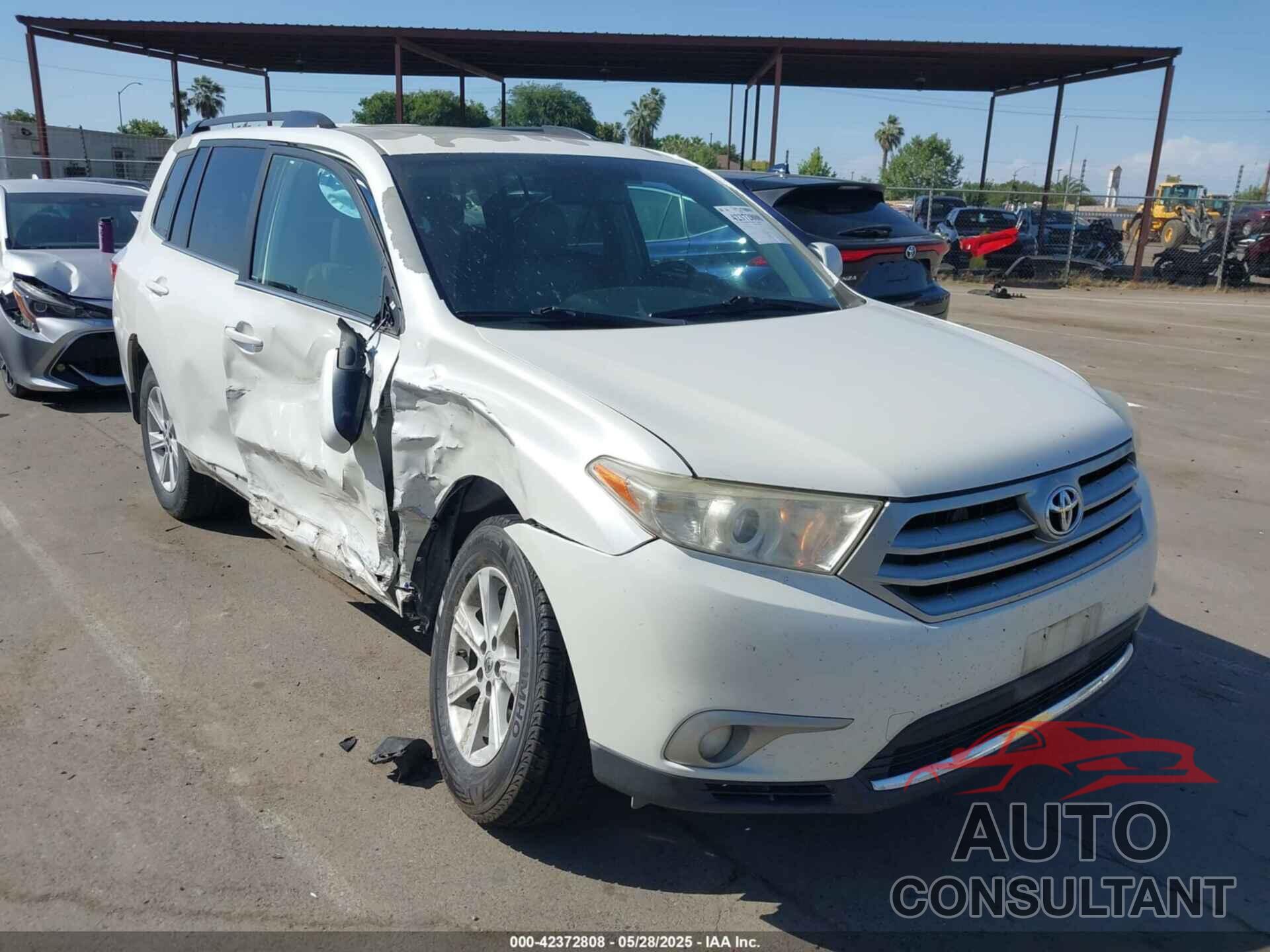 TOYOTA HIGHLANDER 2013 - 5TDZK3EH7DS127798