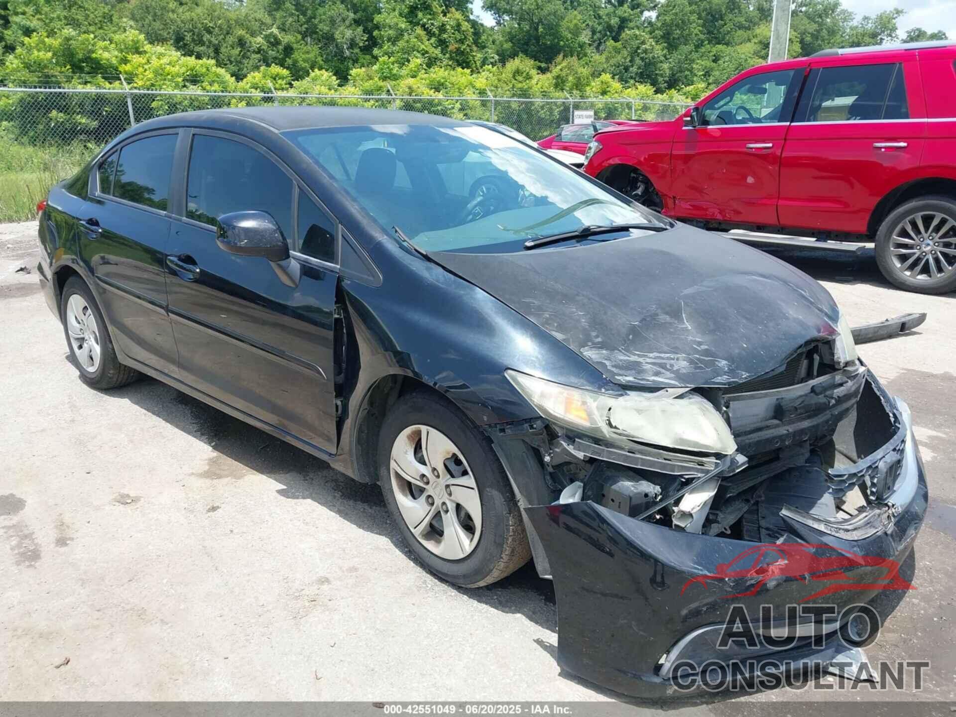 HONDA CIVIC 2013 - 2HGFB2F58DH567627