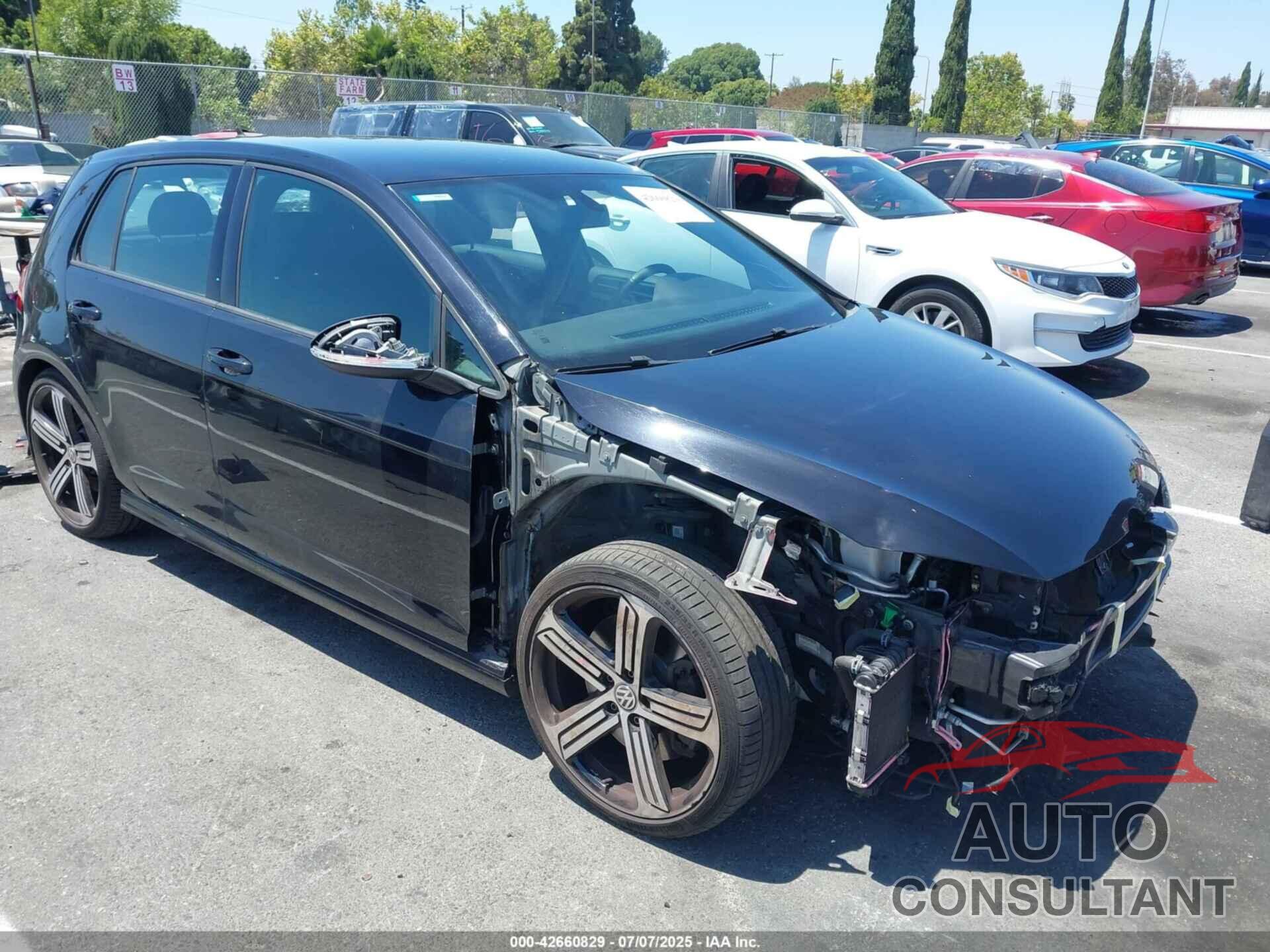 VOLKSWAGEN GOLF R 2016 - WVWUF7AU3GW117041