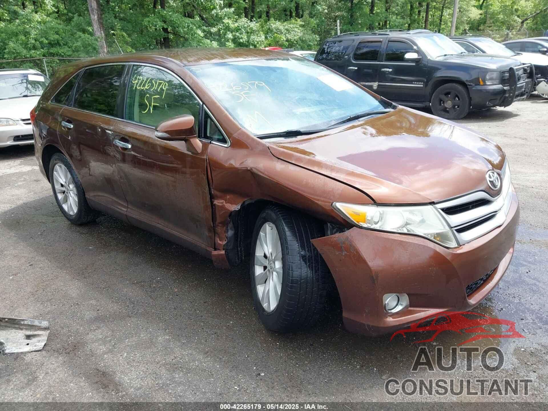 TOYOTA VENZA 2013 - 4T3ZA3BB1DU065235