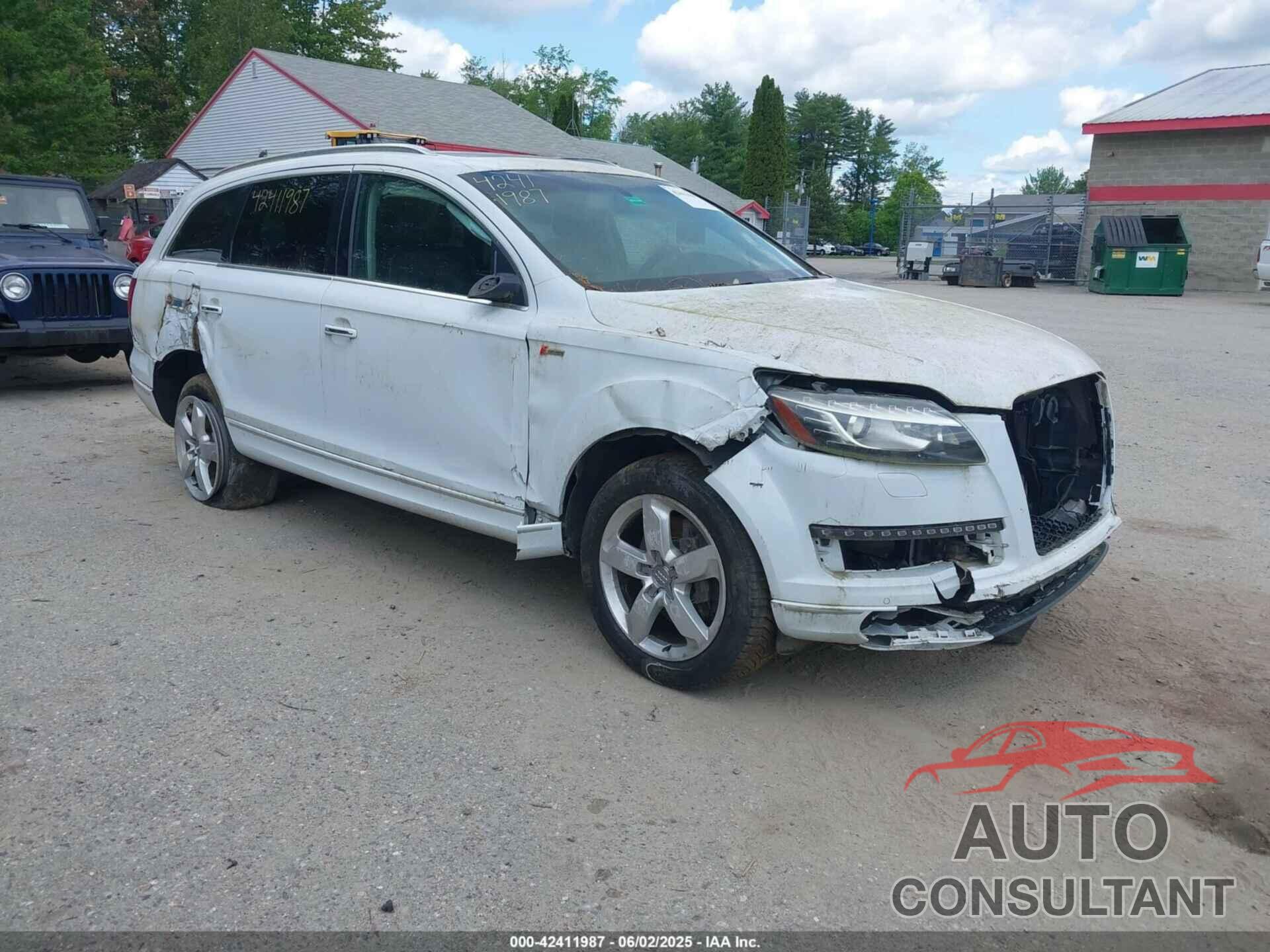 AUDI Q7 2013 - WA1LGAFE7DD005481