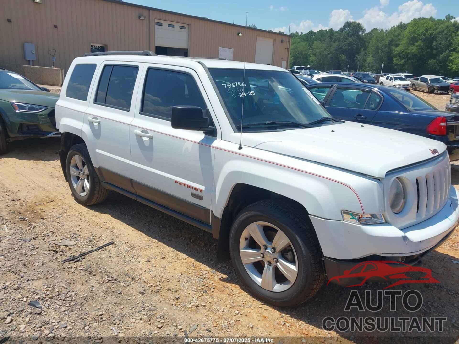 JEEP PATRIOT 2016 - 1C4NJRBB3GD786756