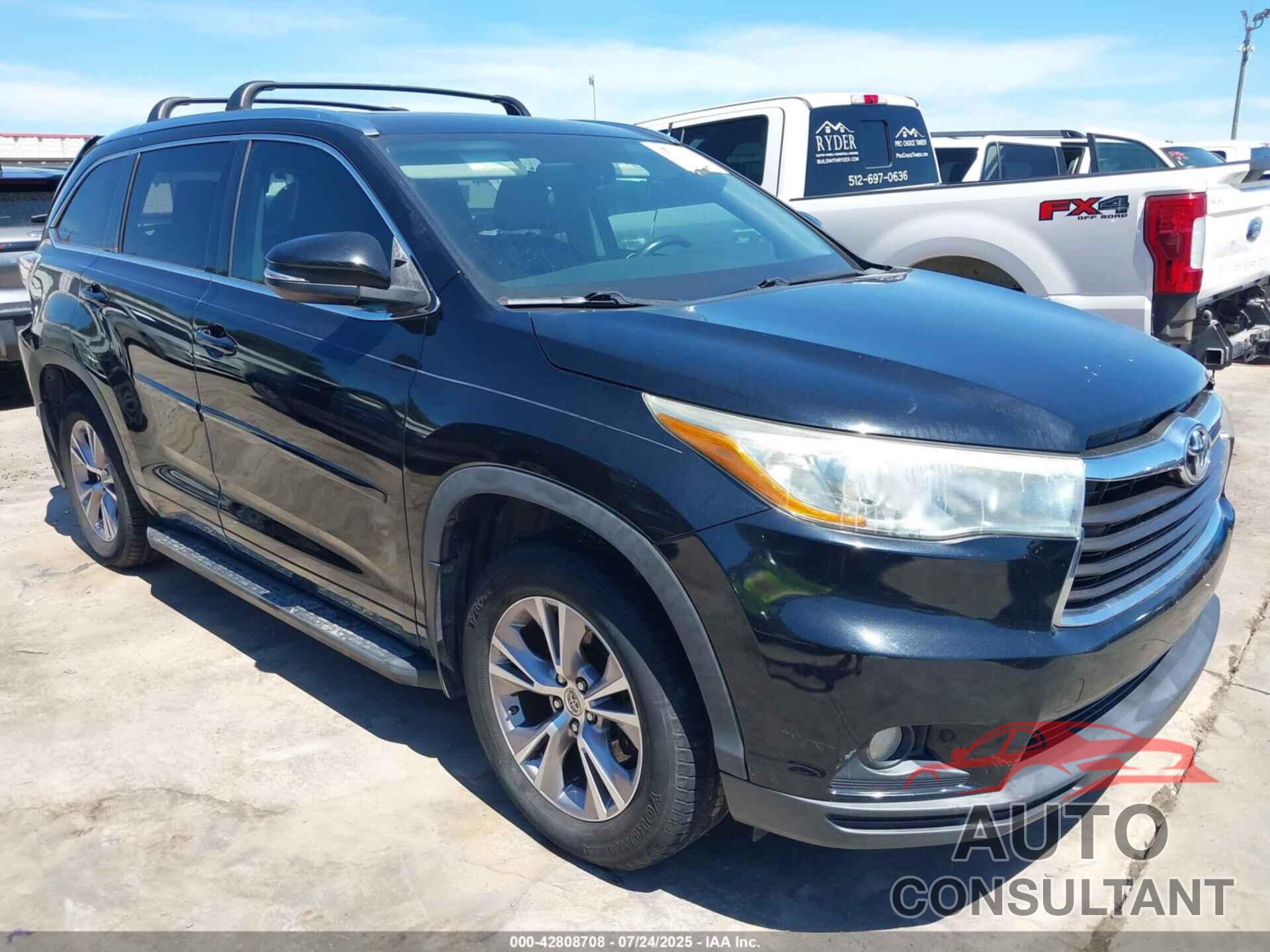 TOYOTA HIGHLANDER 2015 - 5TDKKRFH8FS083719