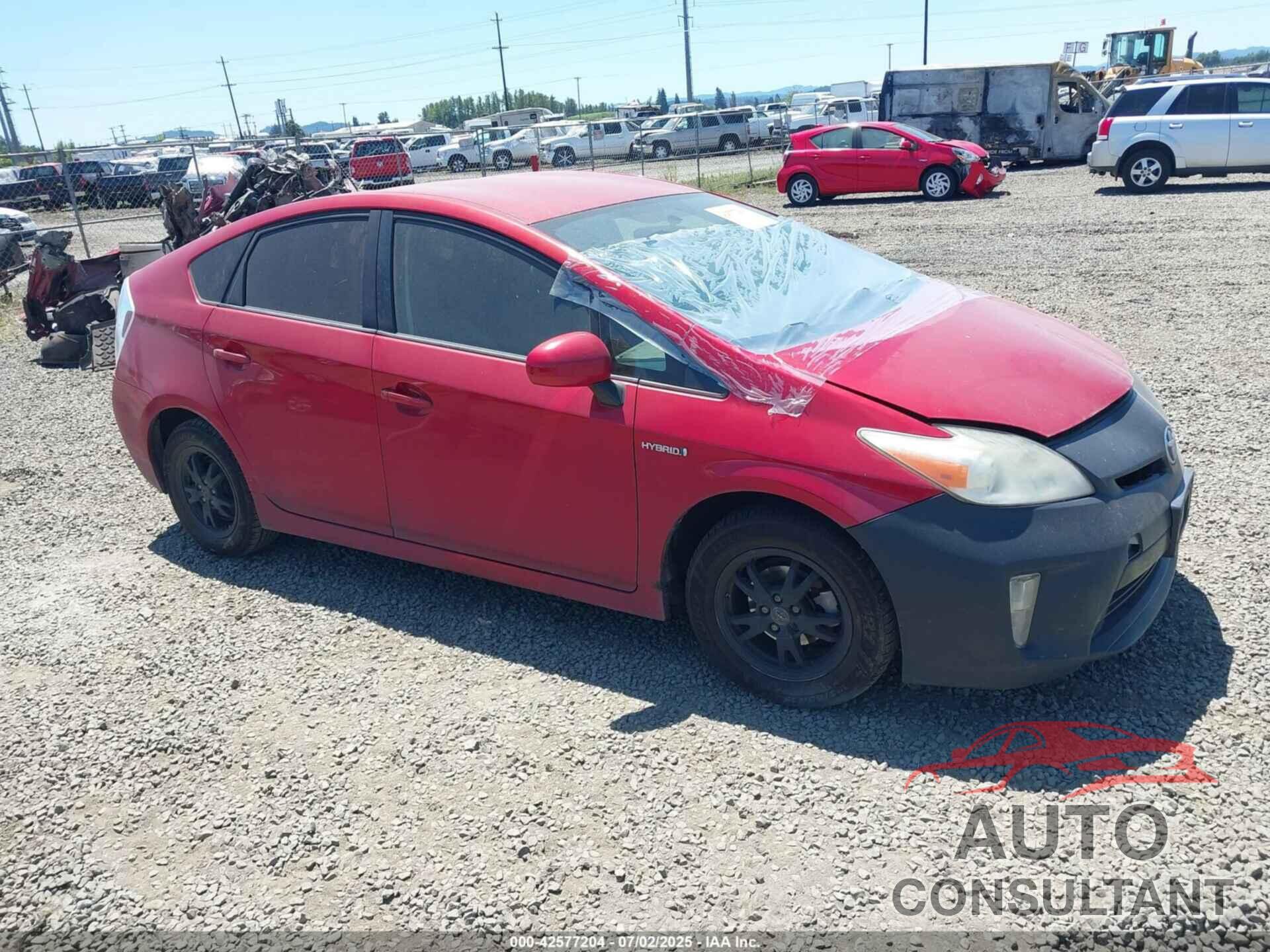TOYOTA PRIUS 2013 - JTDKN3DU0D5556407