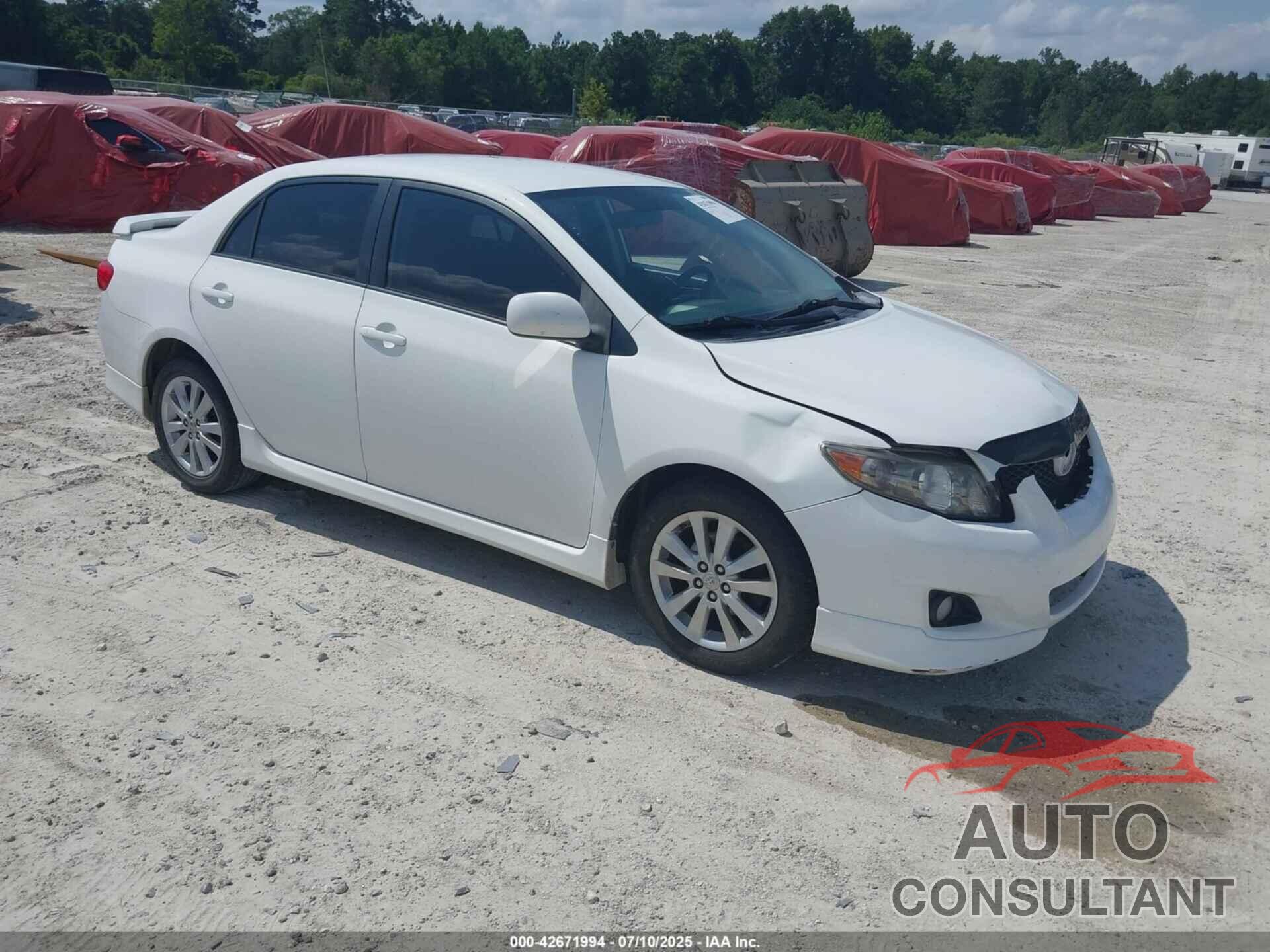TOYOTA COROLLA 2010 - 1NXBU4EE3AZ207478
