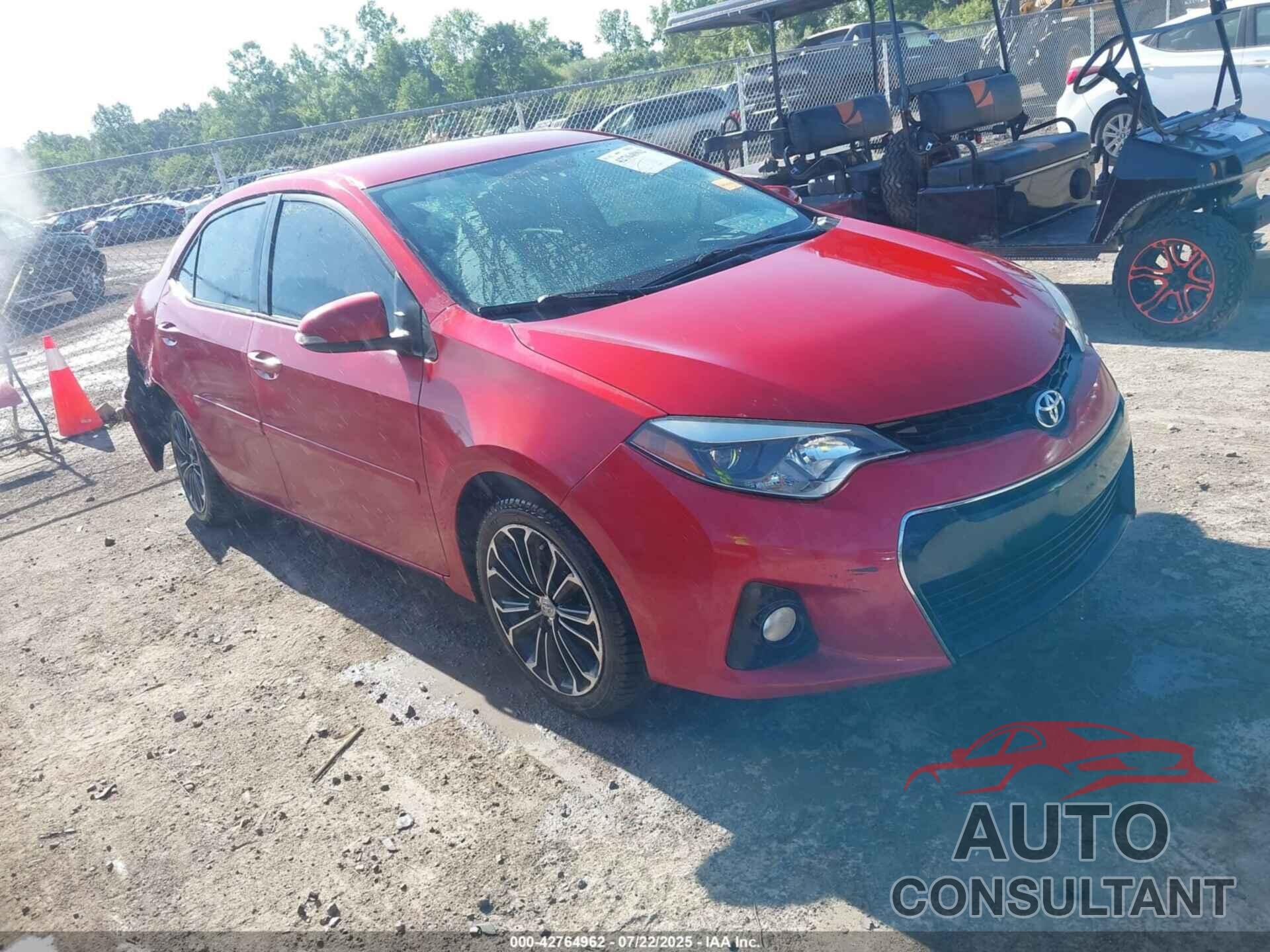 TOYOTA COROLLA 2016 - 2T1BURHEXGC491212
