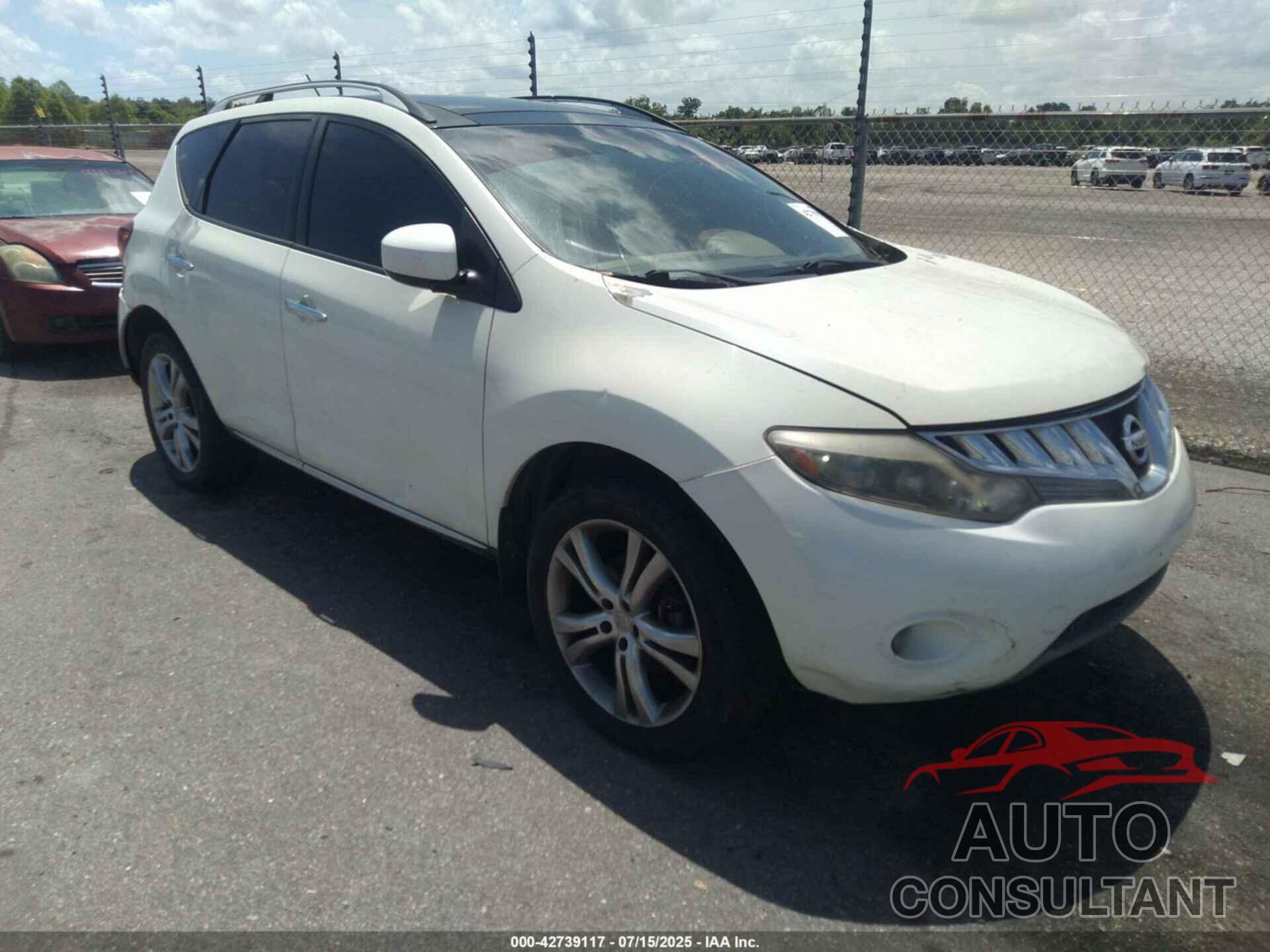 NISSAN MURANO 2010 - JN8AZ1MWXAW117084