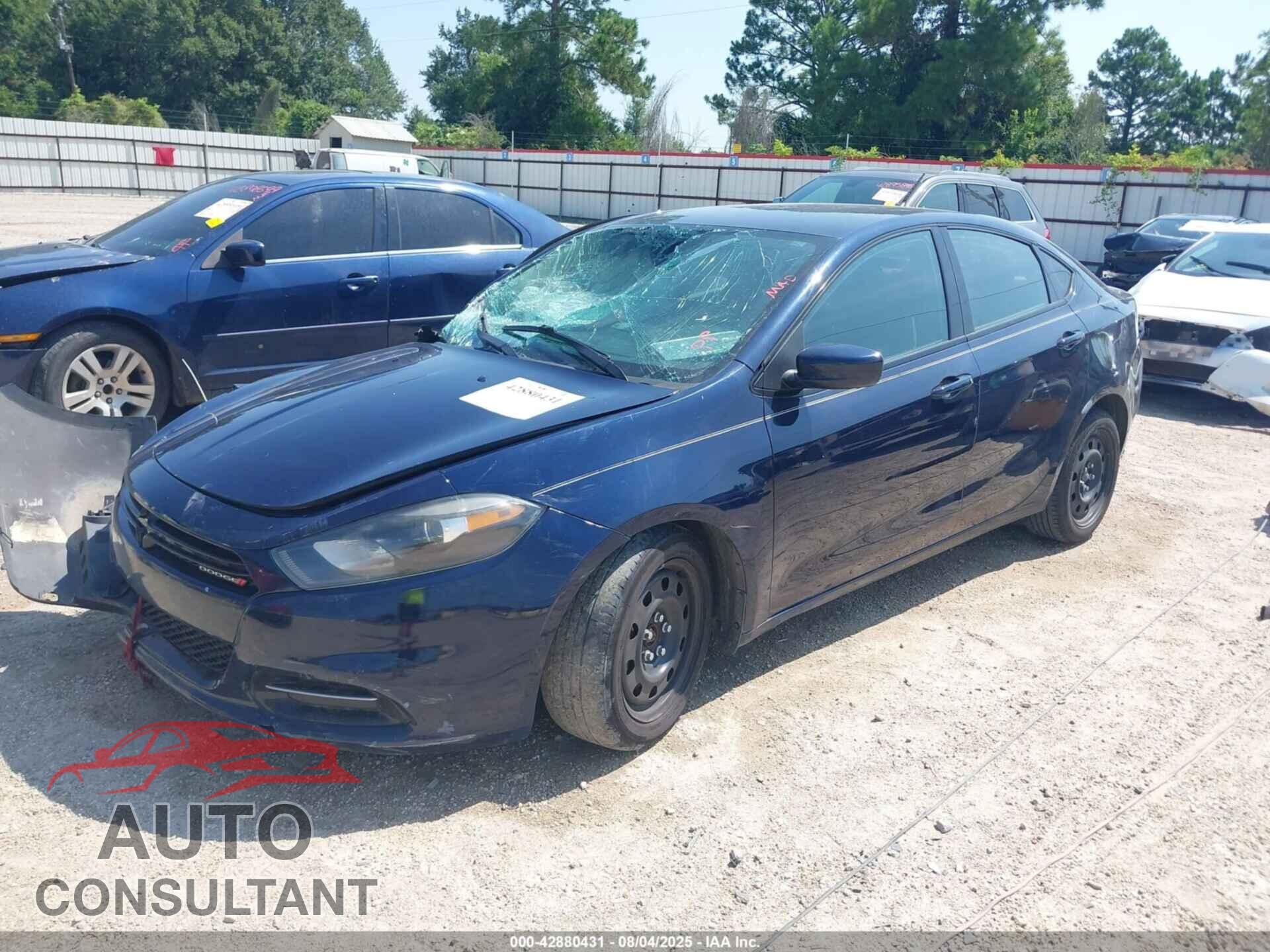 DODGE DART 2014 - 1C3CDFBB2ED860389