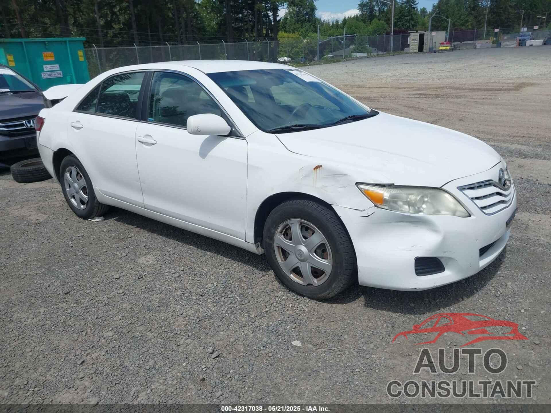 TOYOTA CAMRY 2011 - 4T4BF3EK6BR162103