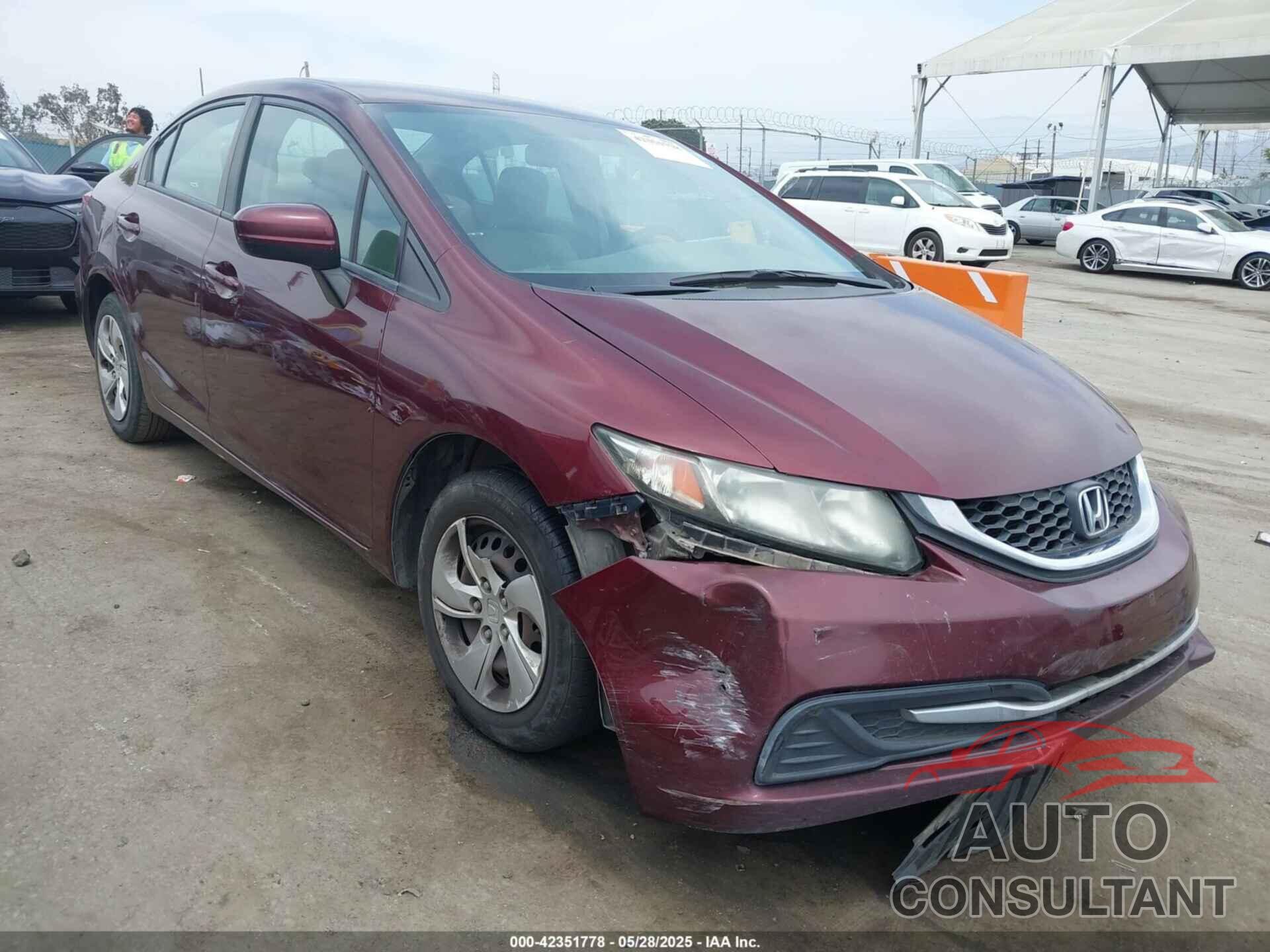 HONDA CIVIC 2015 - 19XFB2F56FE212887