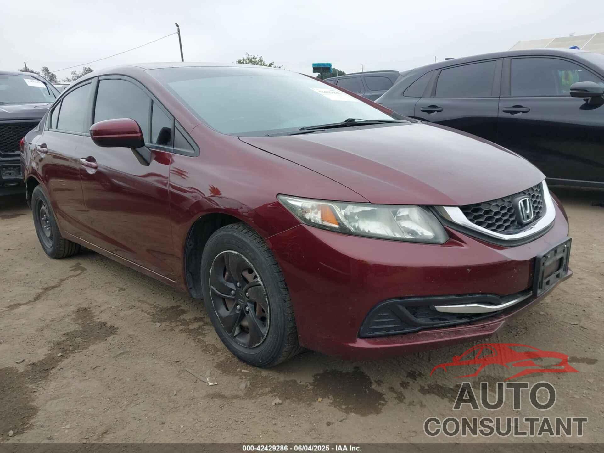 HONDA CIVIC 2014 - 19XFB2F54EE019216