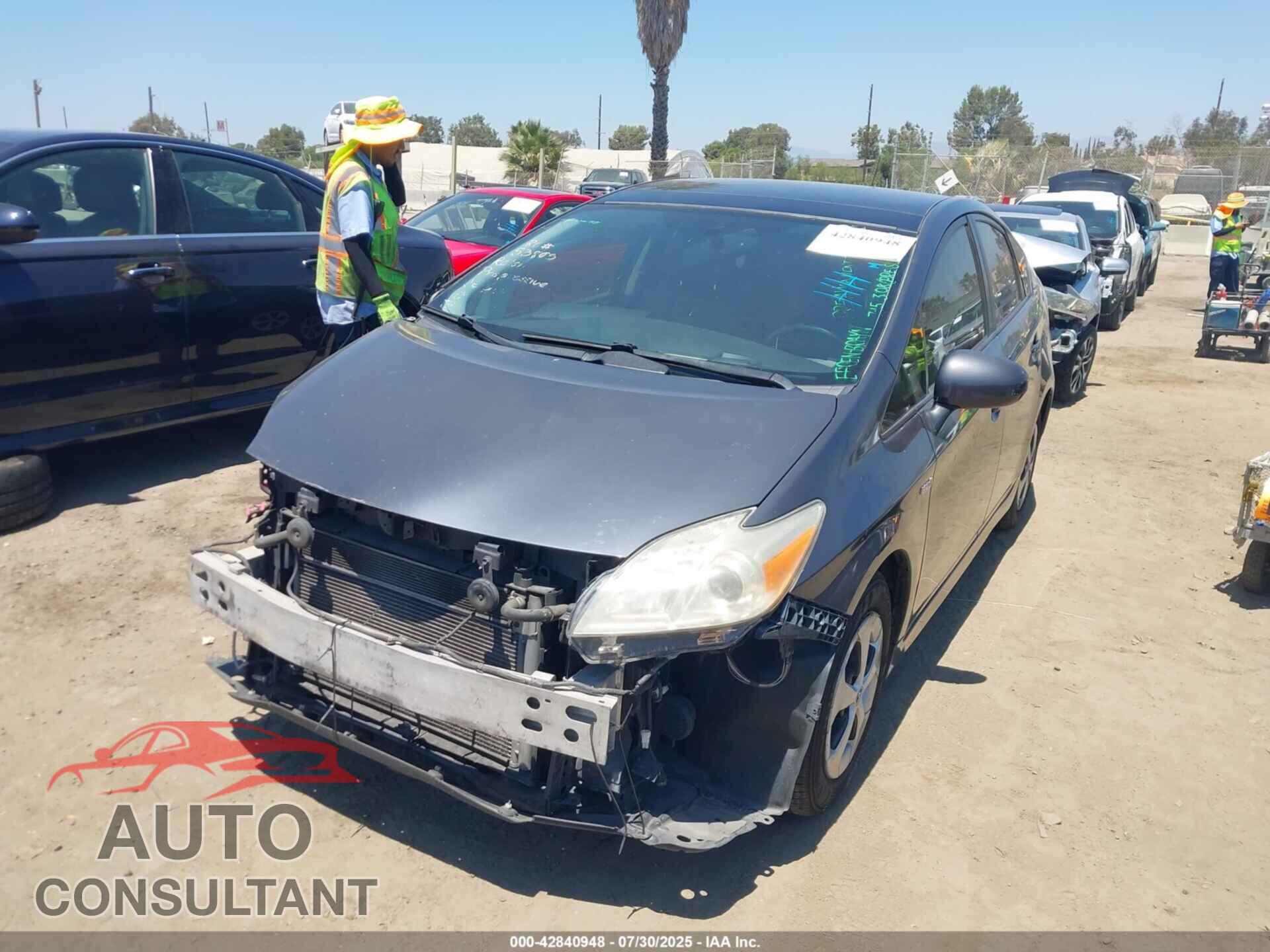TOYOTA PRIUS 2013 - JTDKN3DU8D1683302