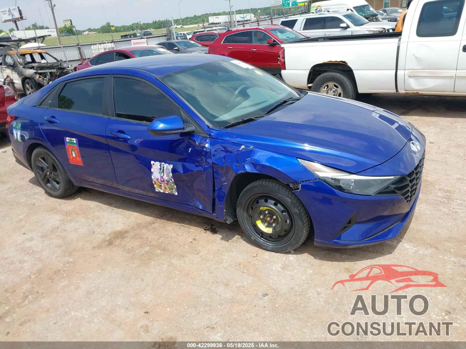 HYUNDAI ELANTRA 2021 - KMHLS4AG2MU196155
