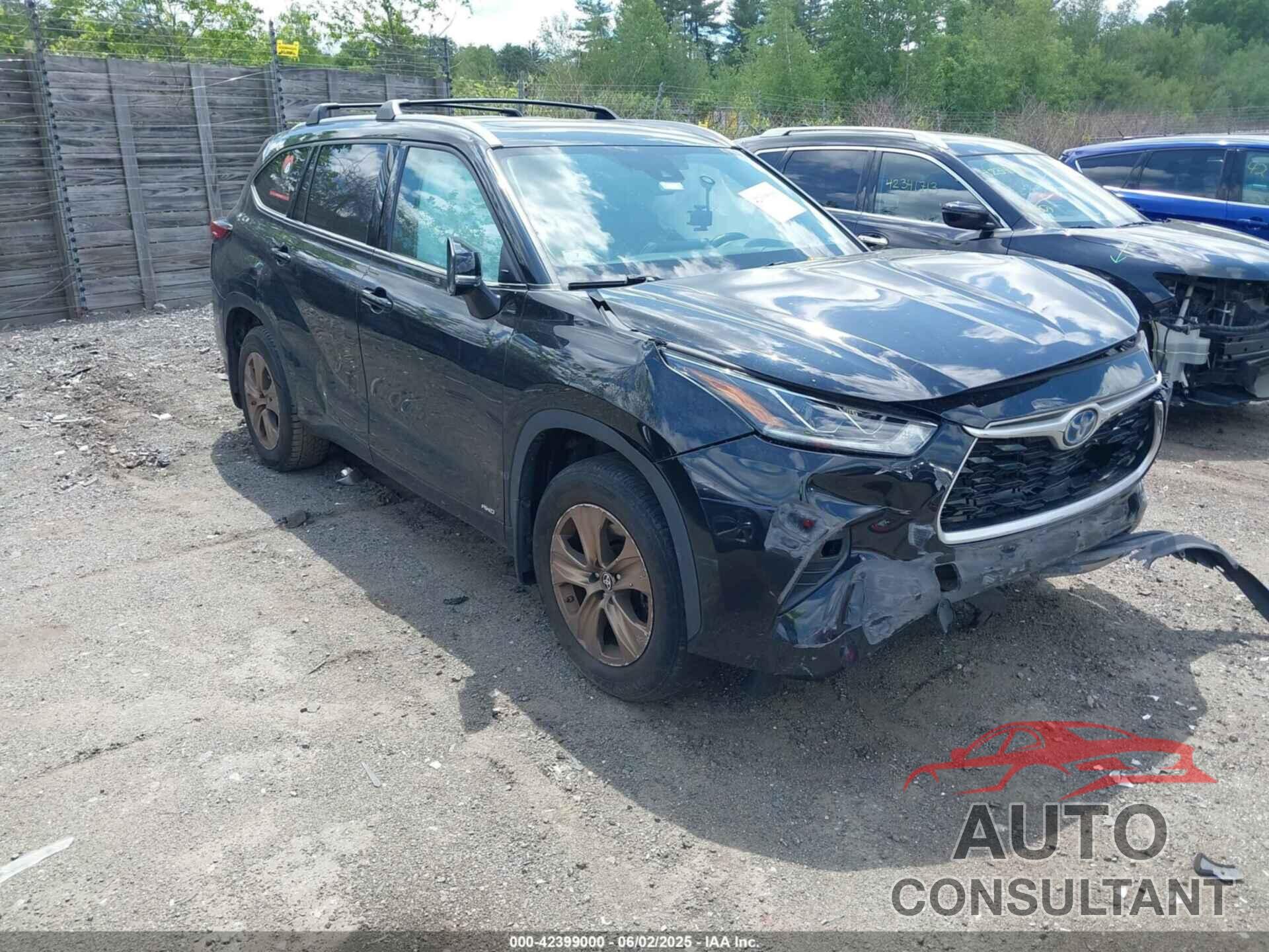 TOYOTA HIGHLANDER 2022 - 5TDABRCH9NS543873