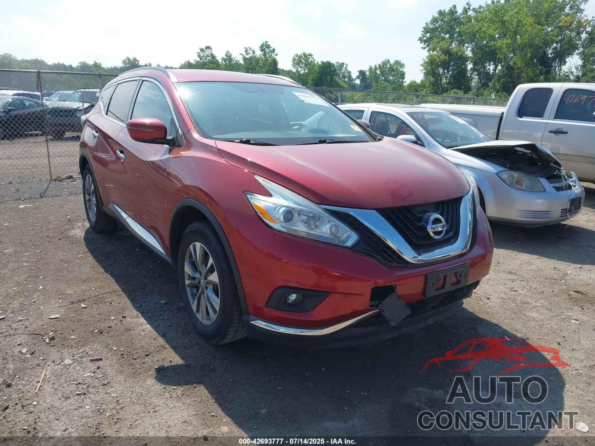 NISSAN MURANO 2016 - 5N1AZ2MH1GN135325