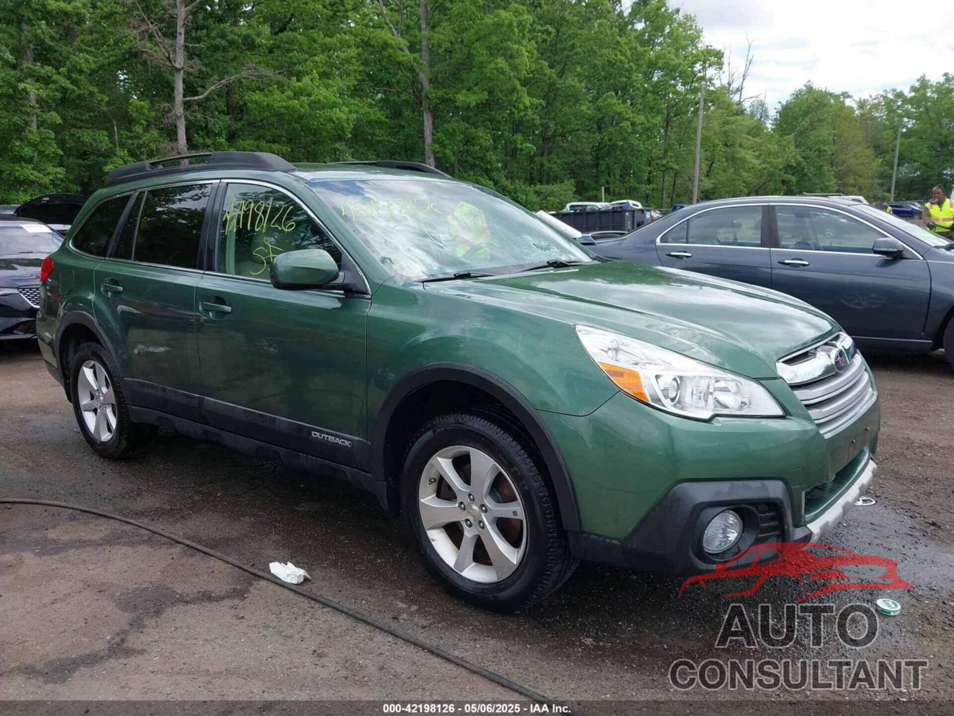 SUBARU OUTBACK 2014 - 4S4BRDLC0E2236232