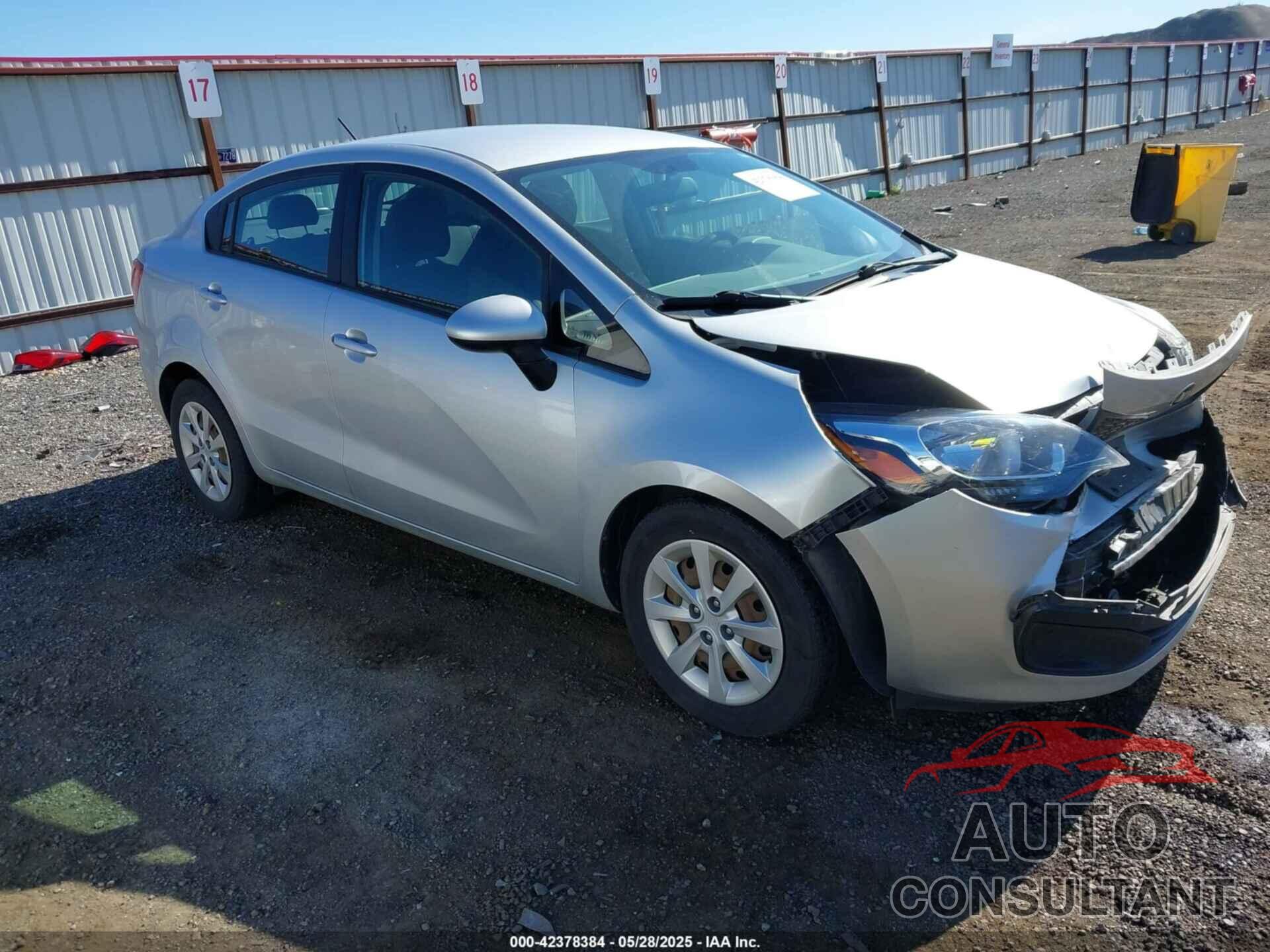 KIA RIO 2015 - KNADM4A35F6426985
