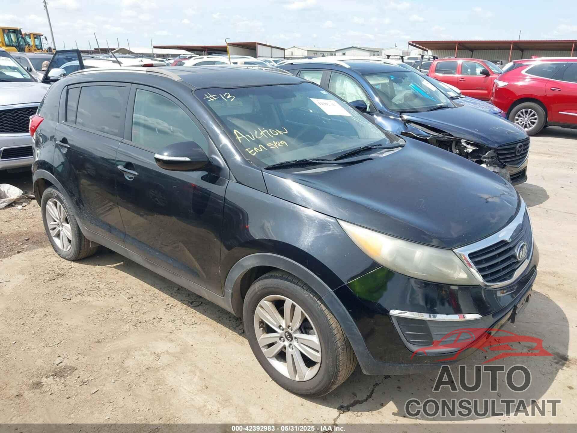 KIA SPORTAGE 2012 - KNDPB3A20C7193403