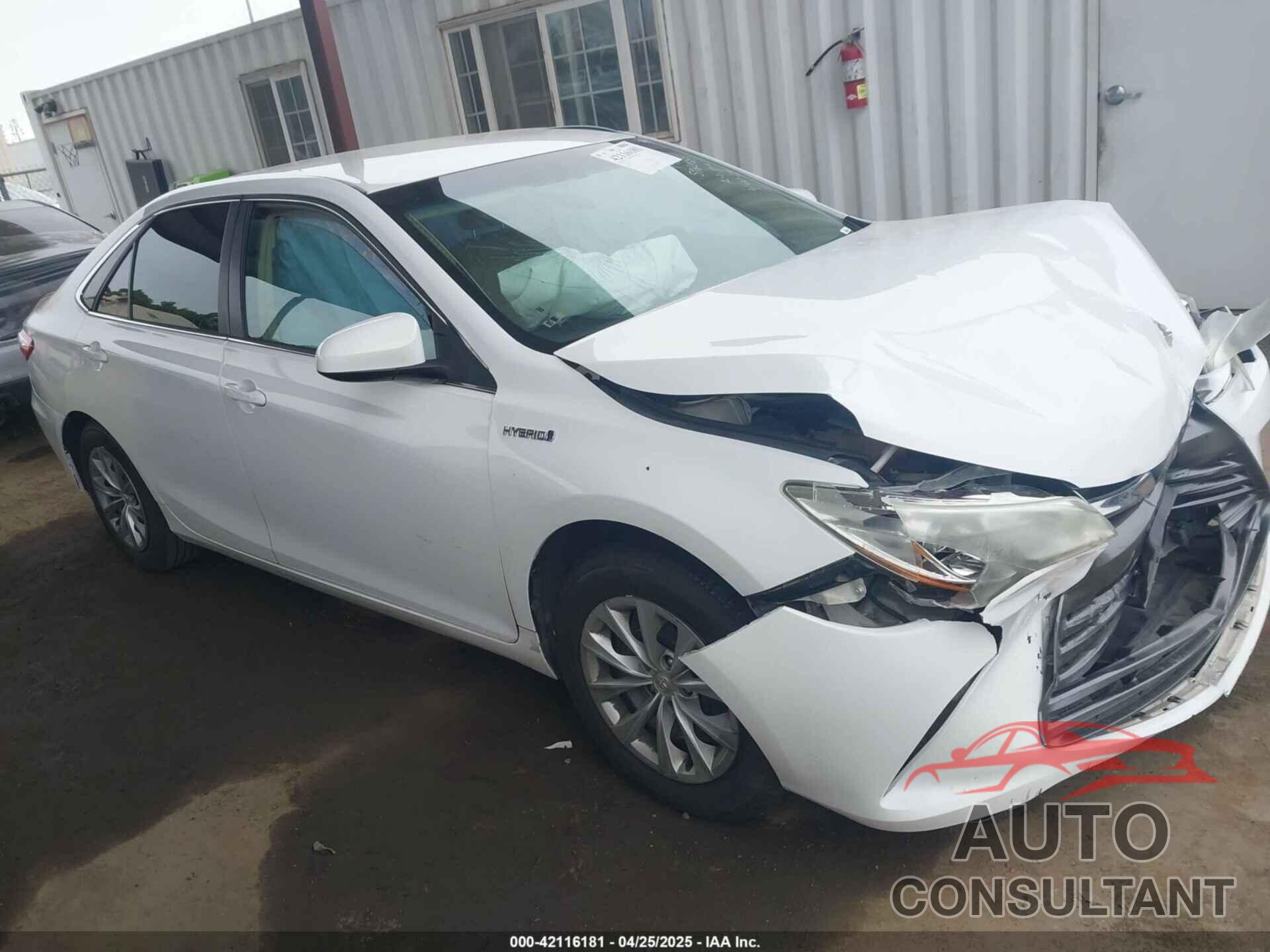TOYOTA CAMRY HYBRID 2016 - 4T1BD1FK3GU197255