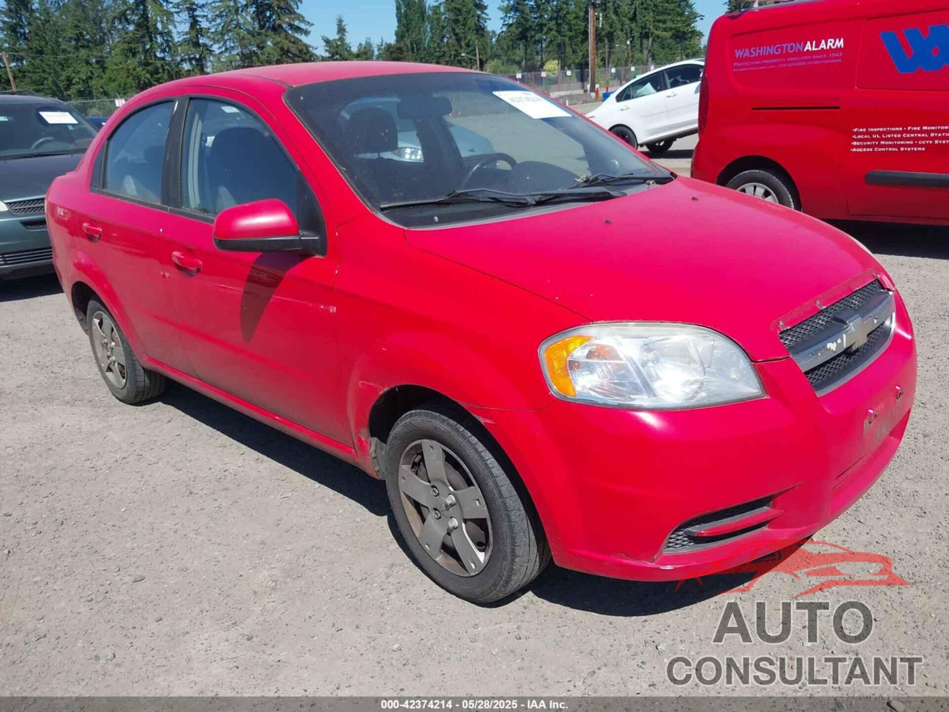 CHEVROLET AVEO 2010 - KL1TD5DE9AB094395