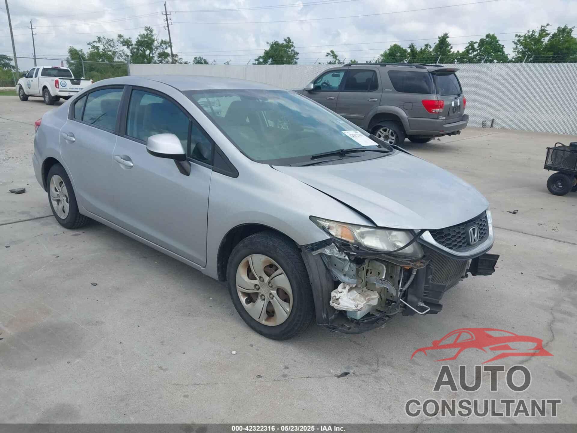 HONDA CIVIC 2013 - 2HGFB2F56DH525571