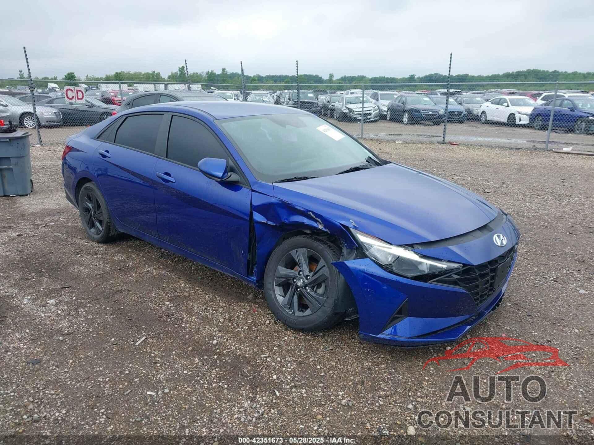 HYUNDAI ELANTRA 2021 - KMHLM4AG5MU120116