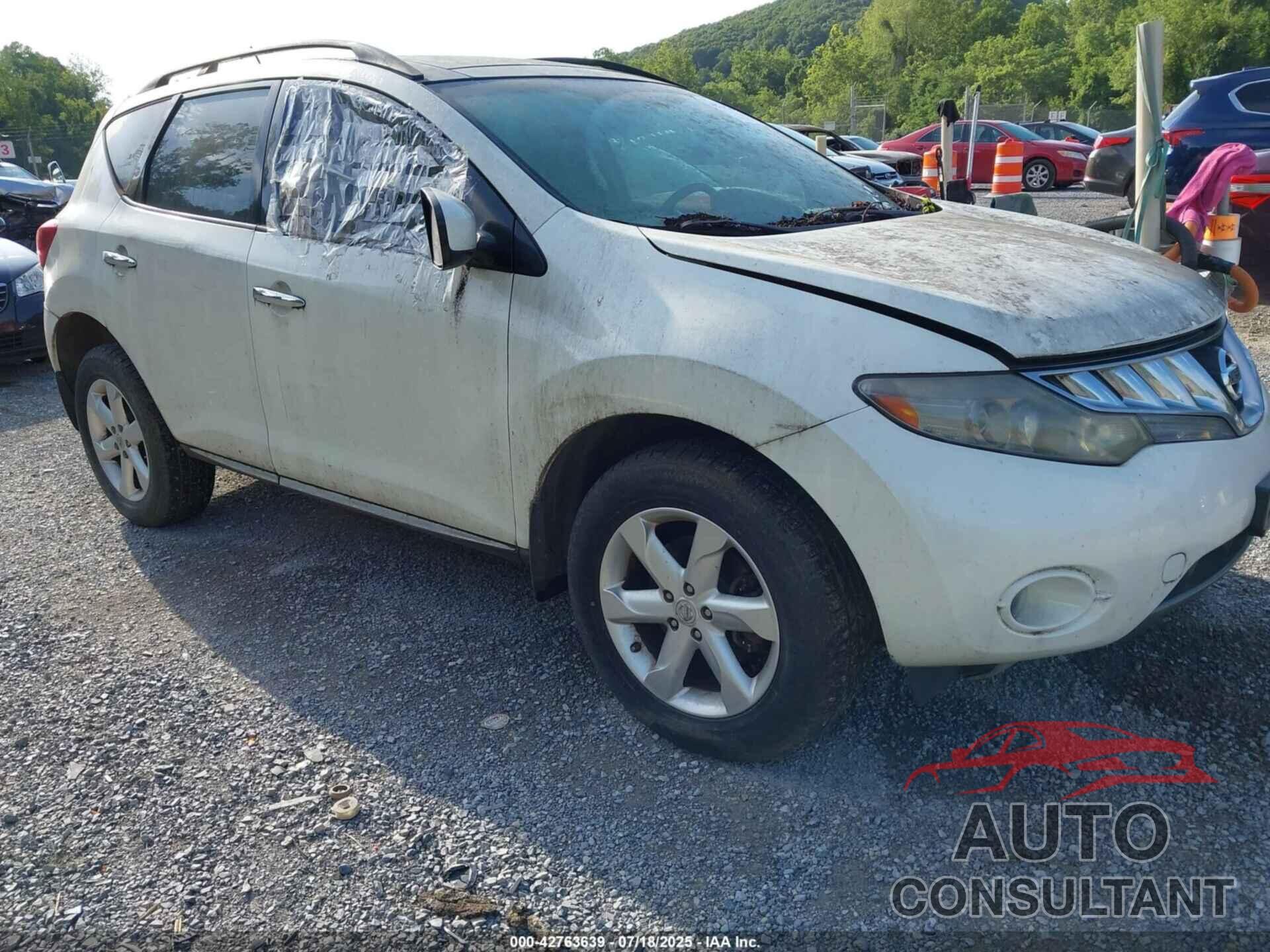 NISSAN MURANO 2009 - JN8AZ18W59W138429