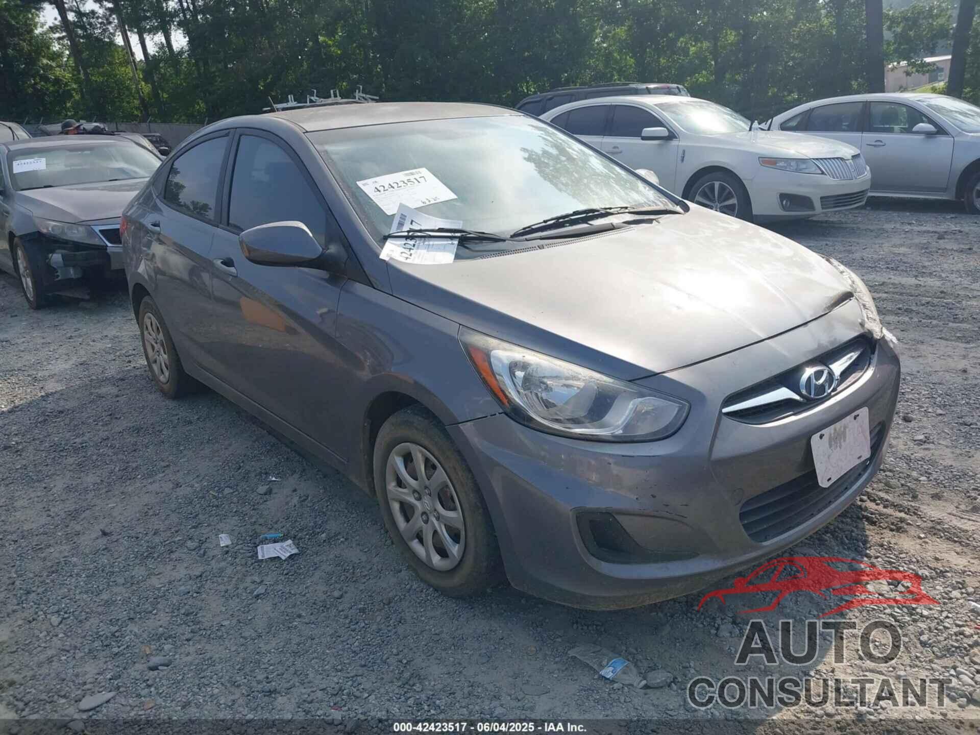 HYUNDAI ACCENT 2013 - KMHCT4AEXDU502319