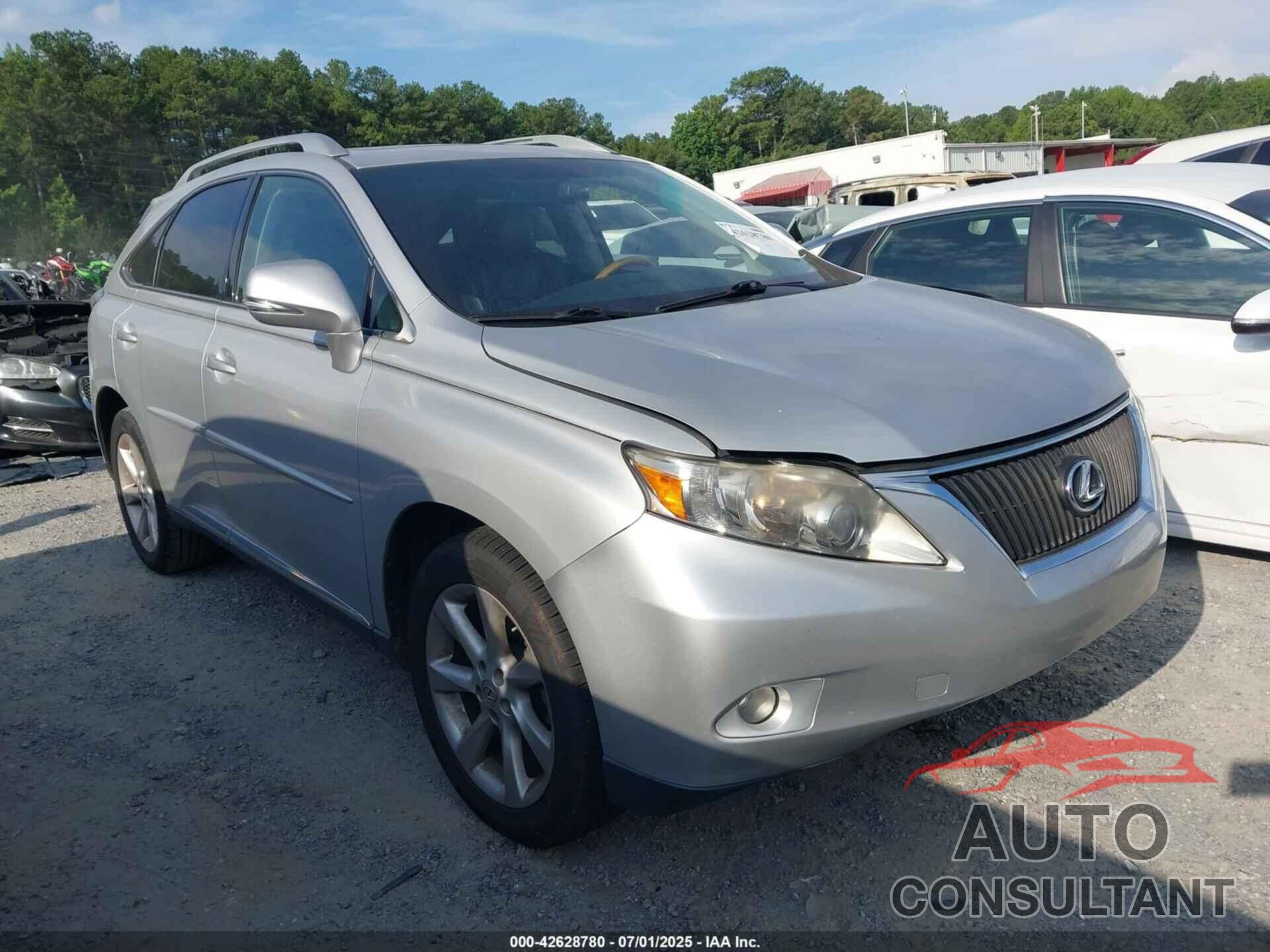 LEXUS RX 350 2011 - 2T2ZK1BAXBC045125