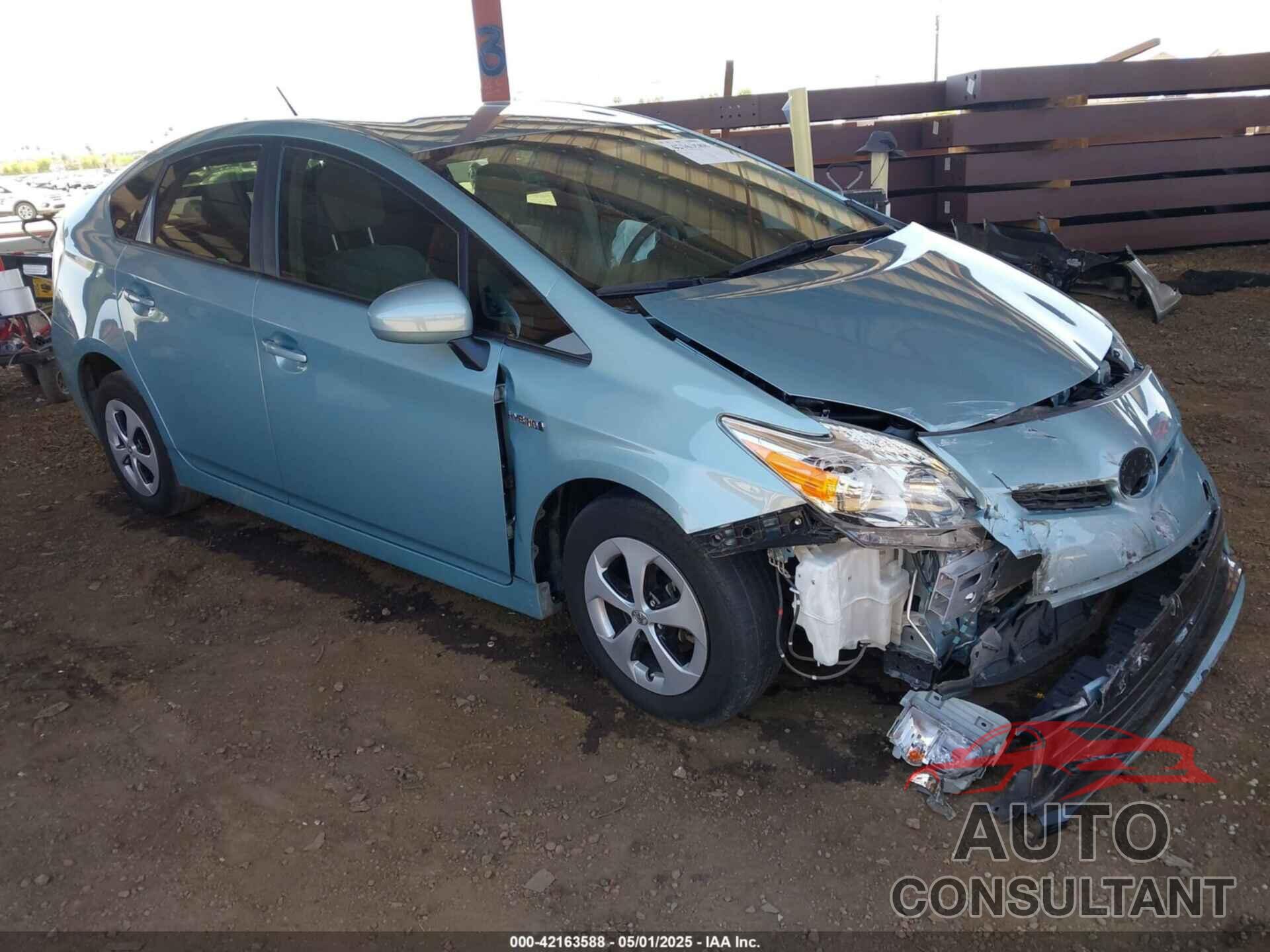 TOYOTA PRIUS 2013 - JTDKN3DU6D5686658