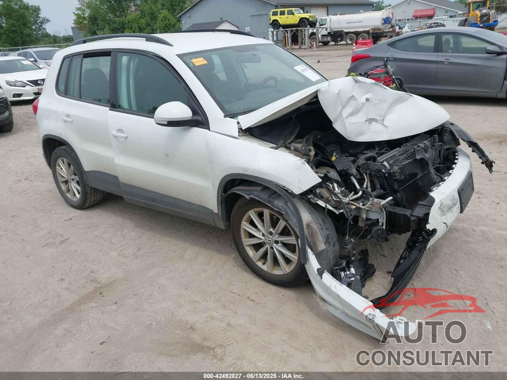 VOLKSWAGEN TIGUAN 2017 - WVGBV7AX4HK054301