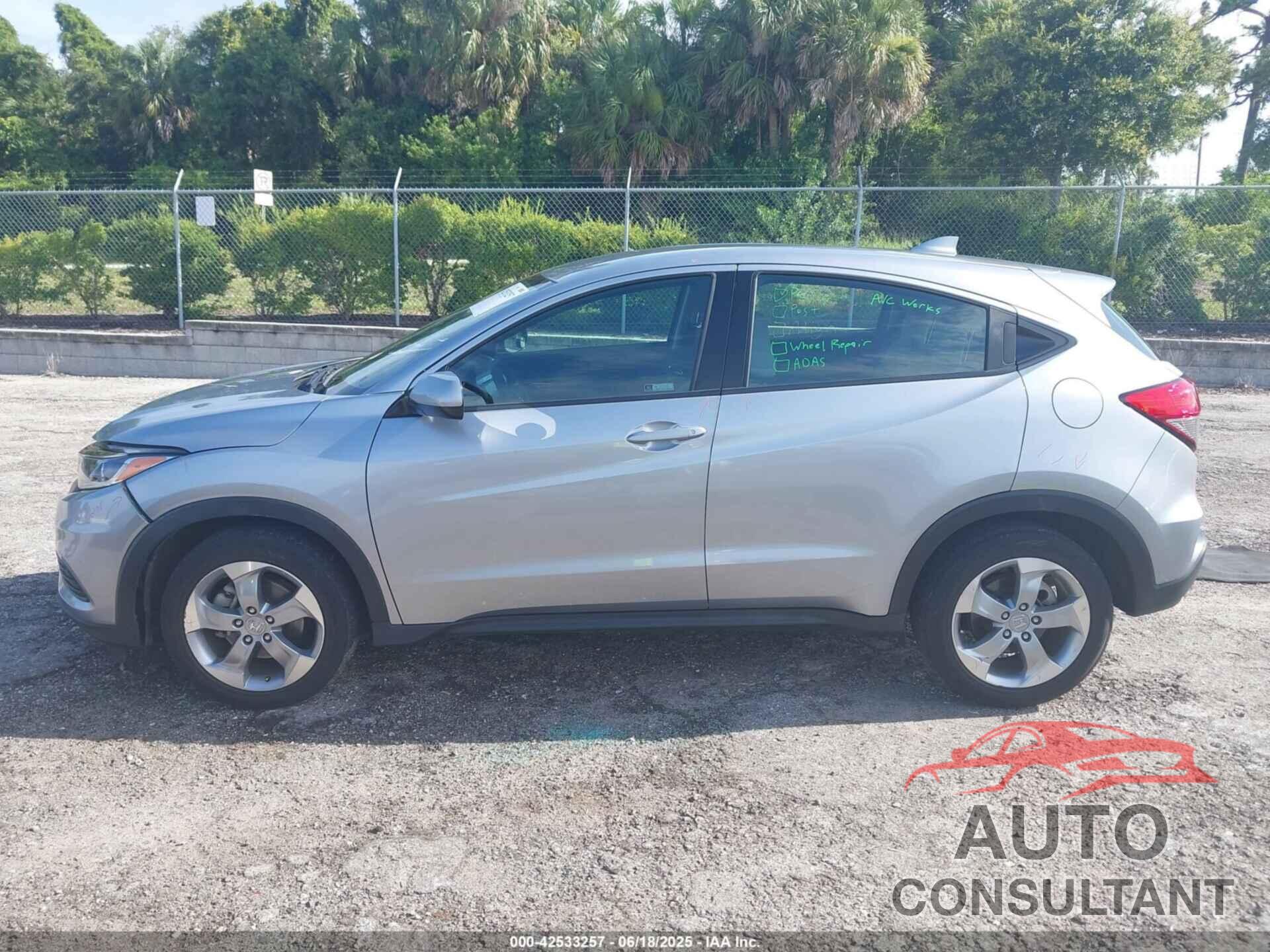 HONDA HR-V 2021 - 3CZRU5H38MM711014