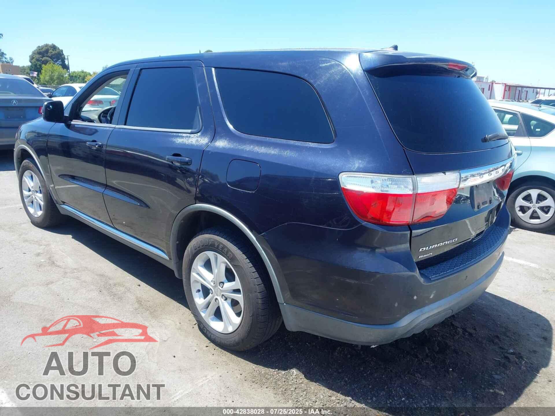 DODGE DURANGO 2011 - 1D4RE2GG5BC616062