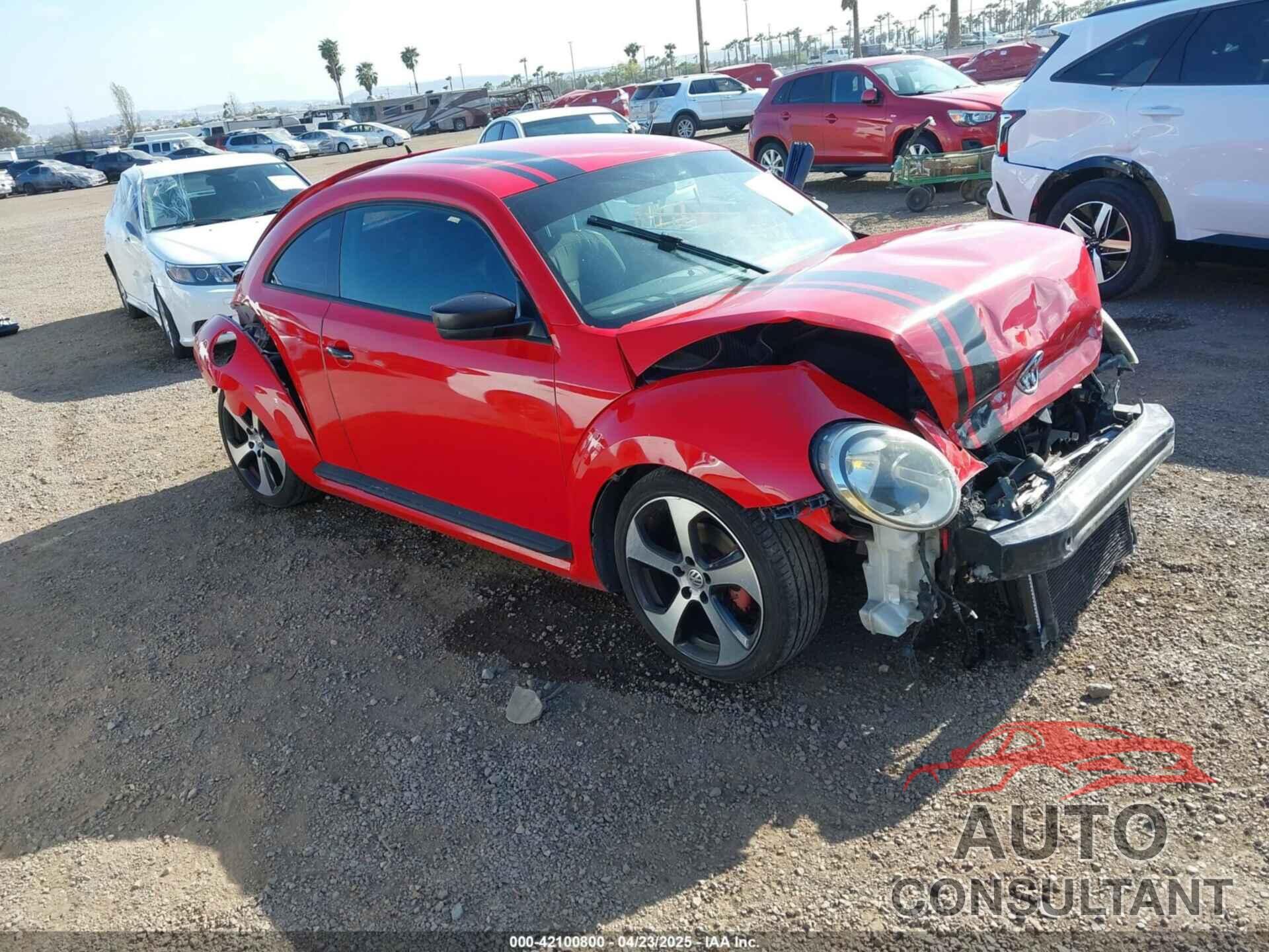 VOLKSWAGEN BEETLE COUPE 2014 - 3VWFP7AT6EM627973