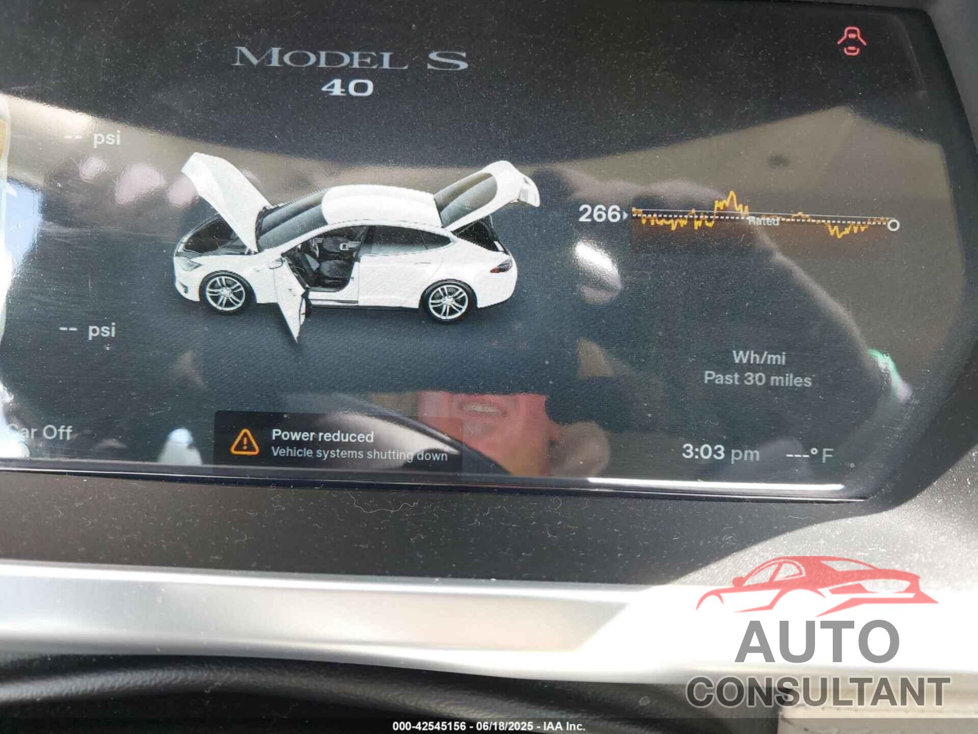 TESLA MODEL S 2013 - 5YJSA1AC8DFP10260