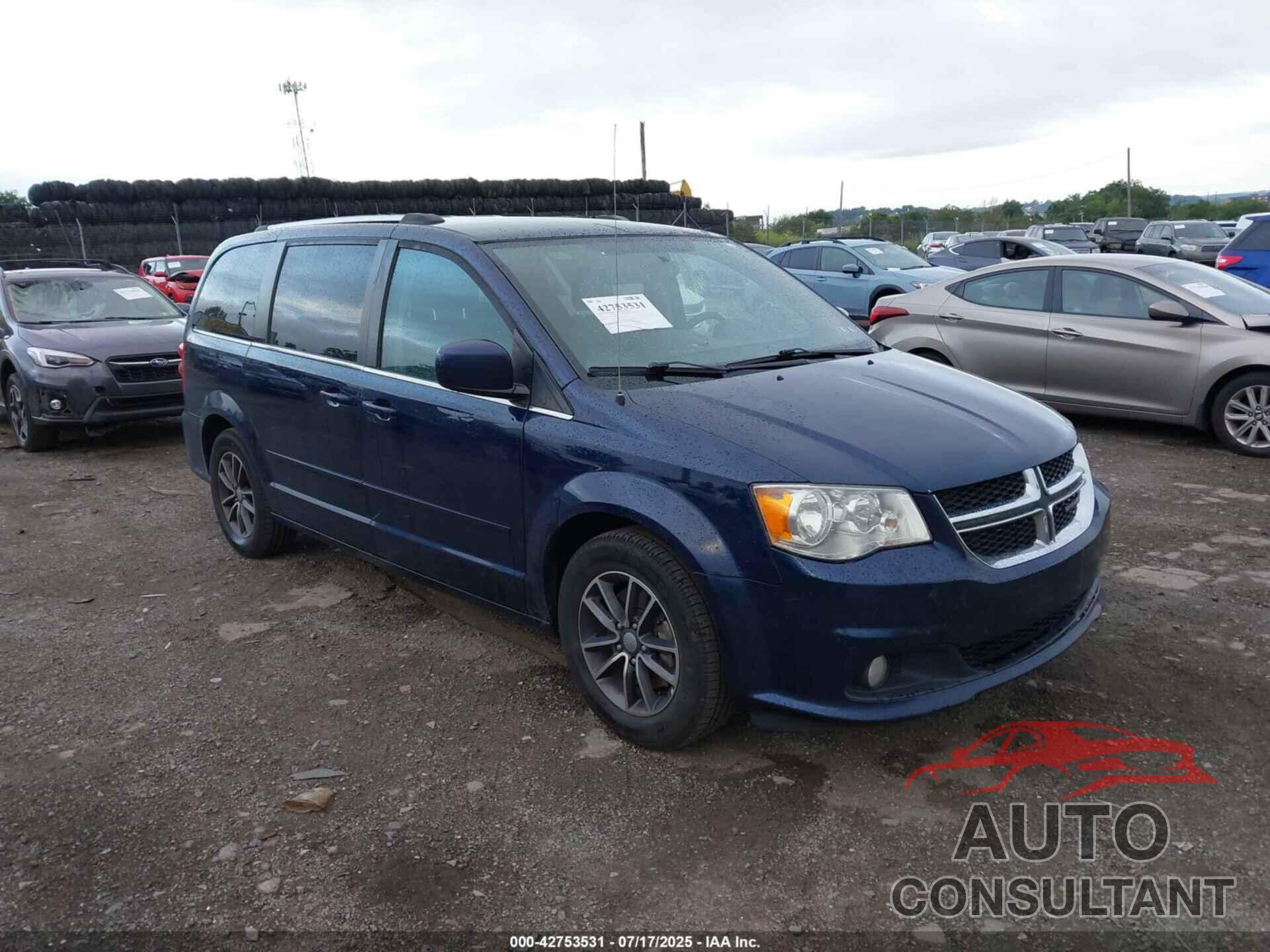 DODGE GRAND CARAVAN 2017 - 2C4RDGCG5HR731070