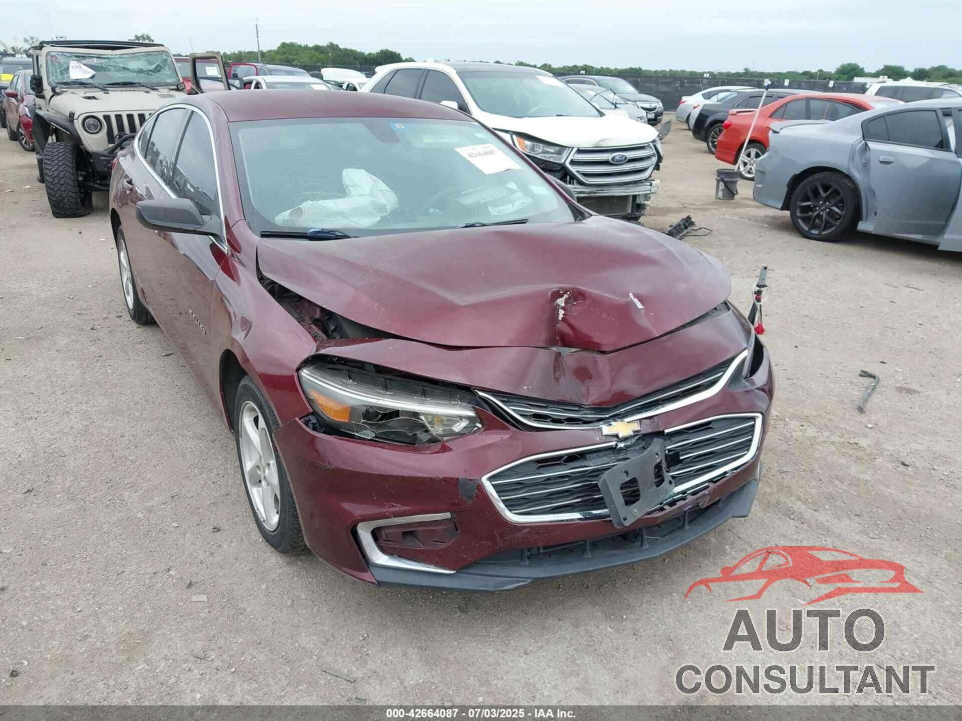 CHEVROLET MALIBU 2016 - 1G1ZB5STXGF211762