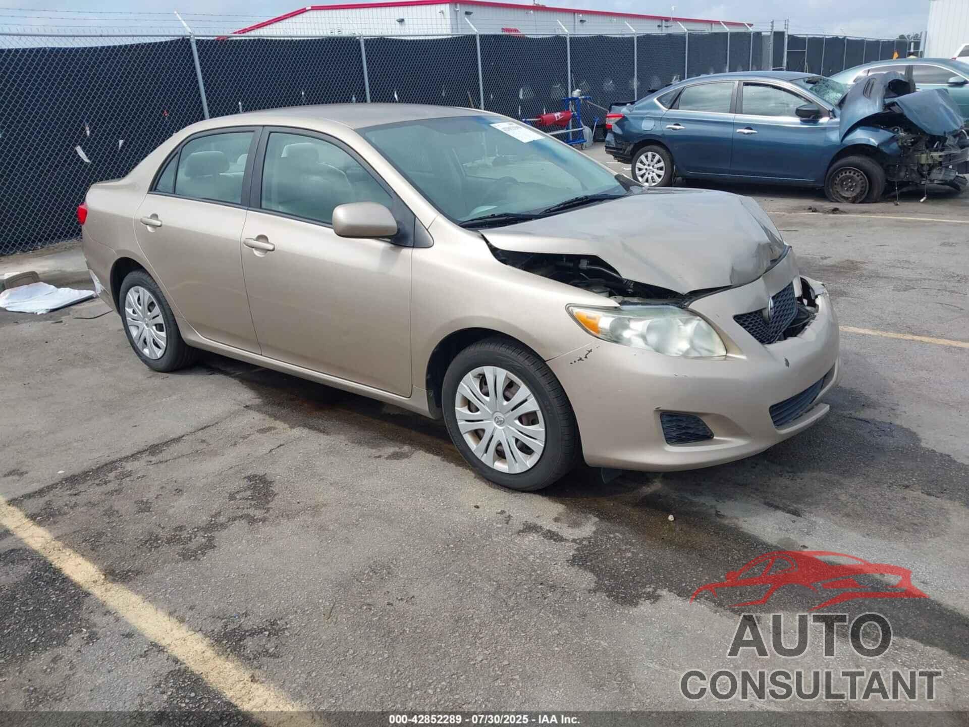 TOYOTA COROLLA 2009 - 2T1BU40E09C132310