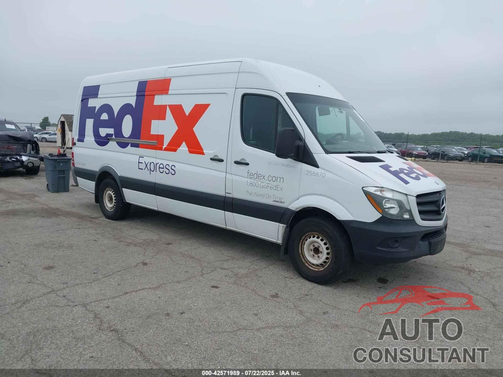 MERCEDES-BENZ SPRINTER 2500 2015 - WD3PE8DB6FP127517