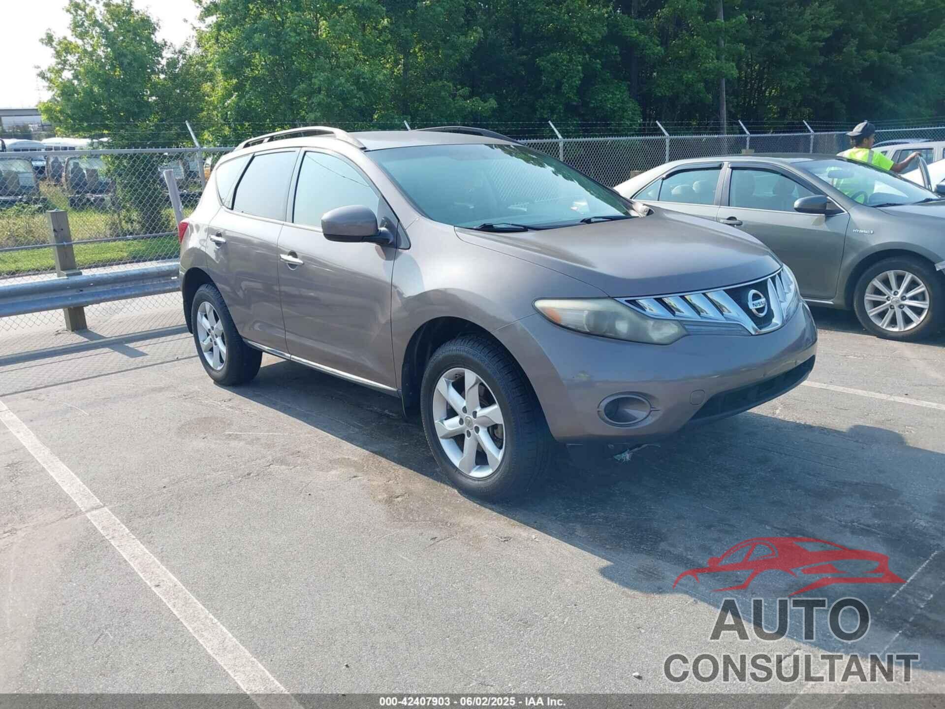 NISSAN MURANO 2009 - JN8AZ18W09W200643